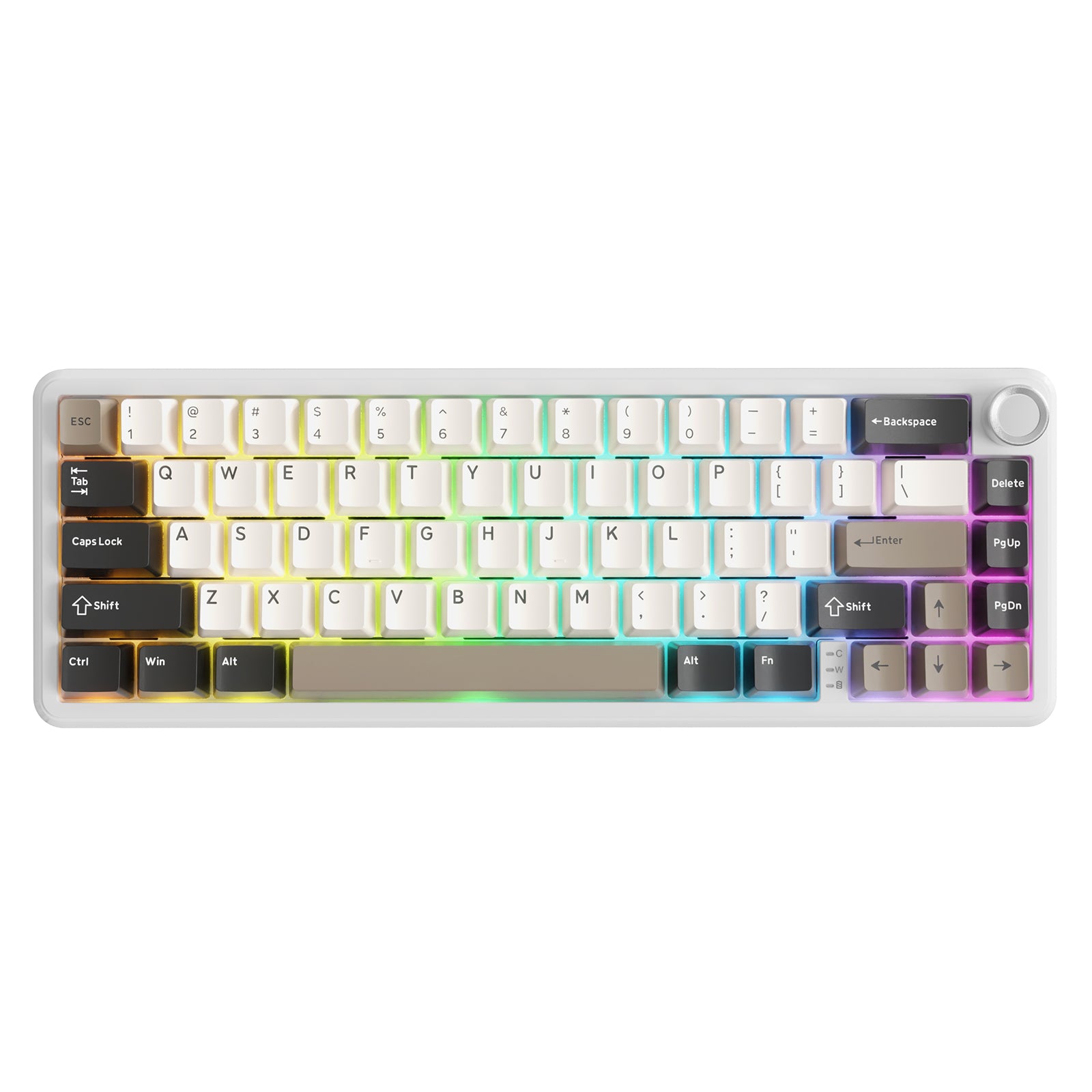 ATTACK SHARK X66 ワイヤレスメカニカルキーボード 側面印刷PBTキーキャップ付き