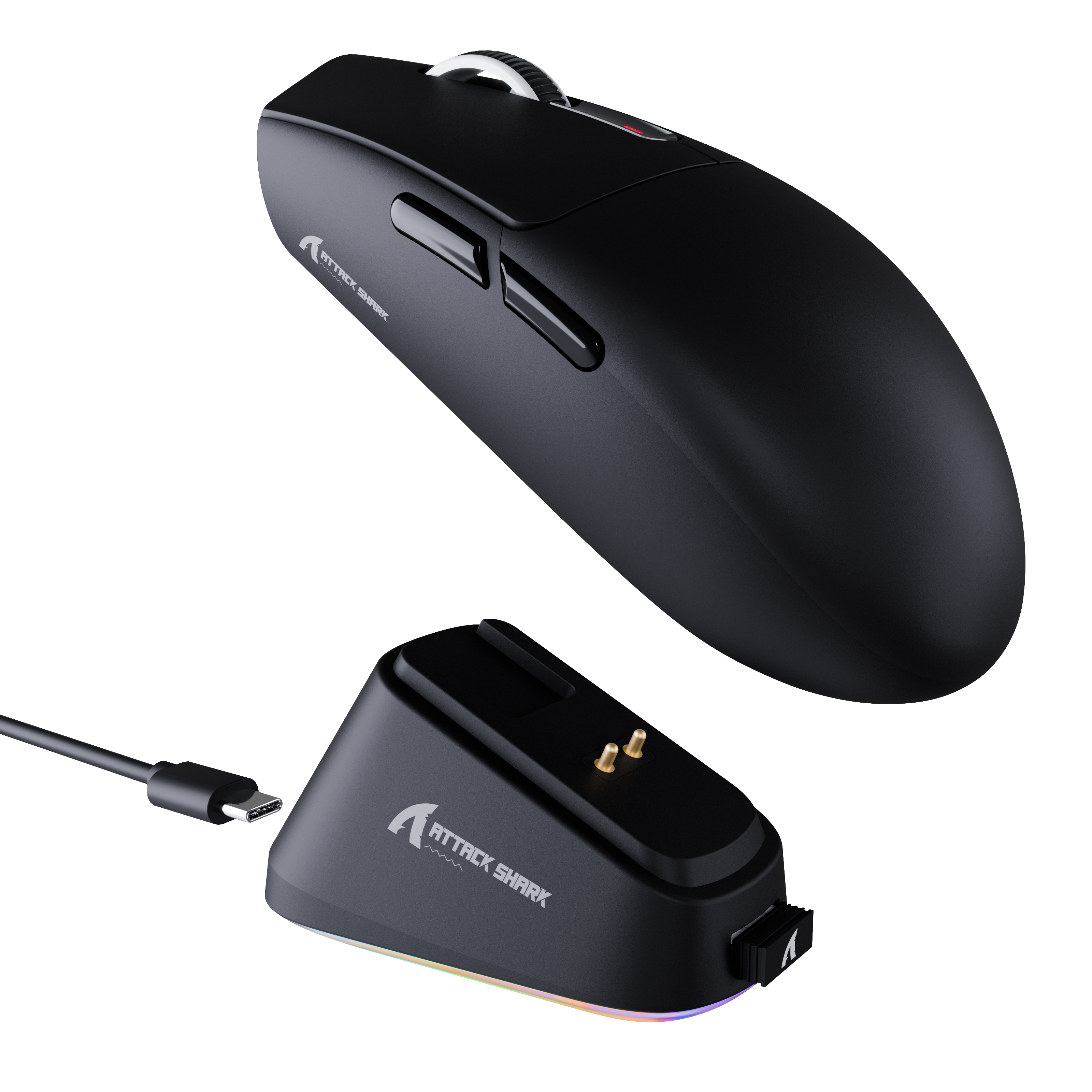 ATTACK SHARK G3PRO トライモードワイヤレスゲーミングマウス 充電ドック付き 25000 DPI 超軽量