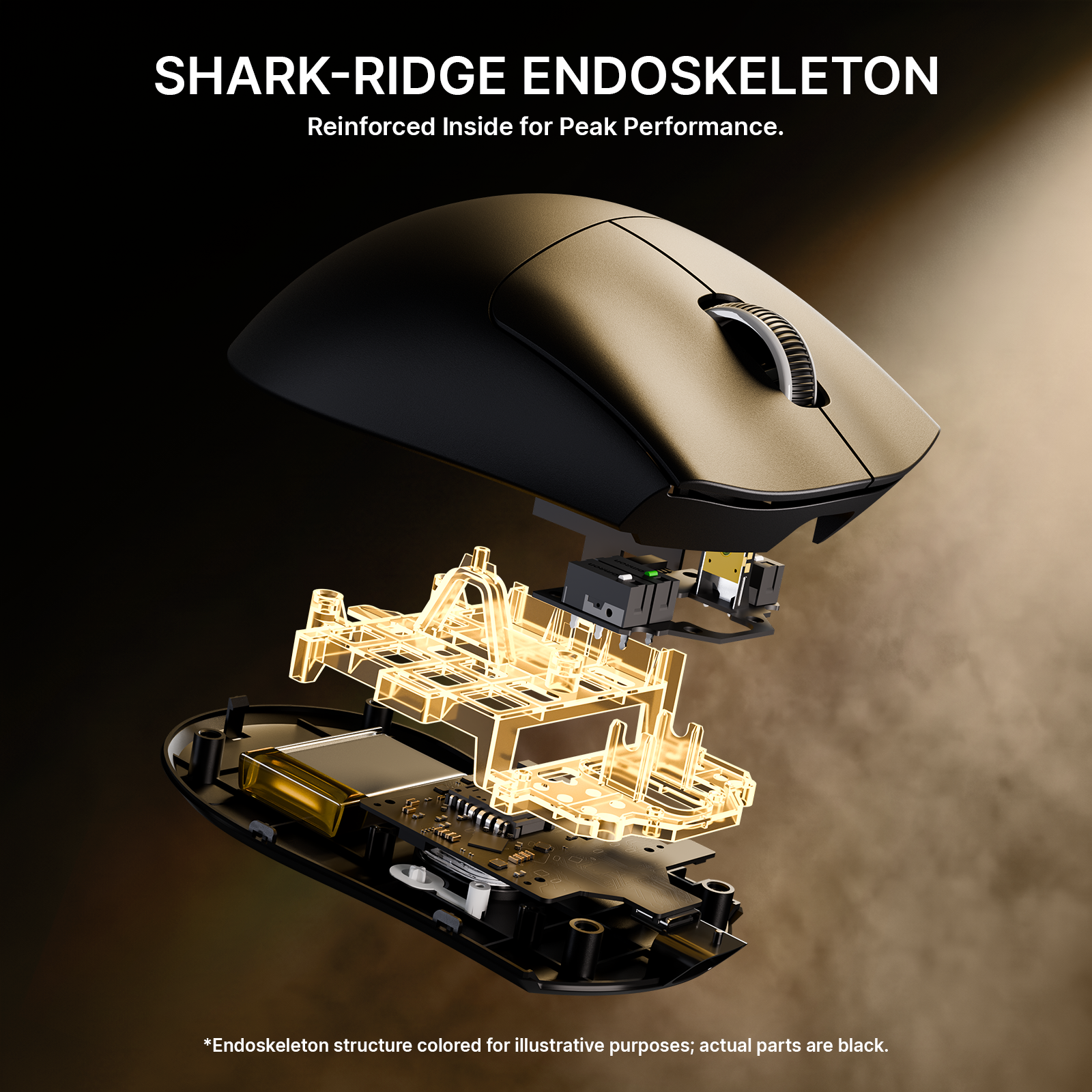 ATTACK SHARK V8 超軽量エルゴノミックワイヤレスゲーミングマウス
