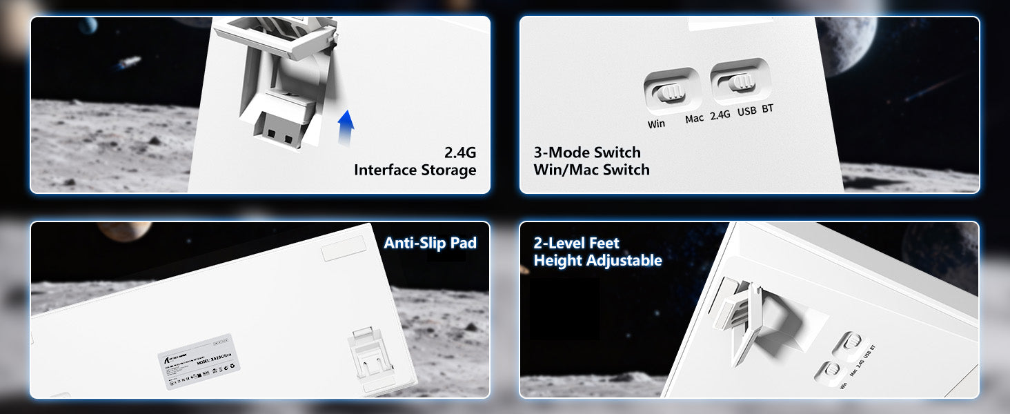 ATTACK SHARK X820Ultra トライモードガスケットメカニカルキーボード