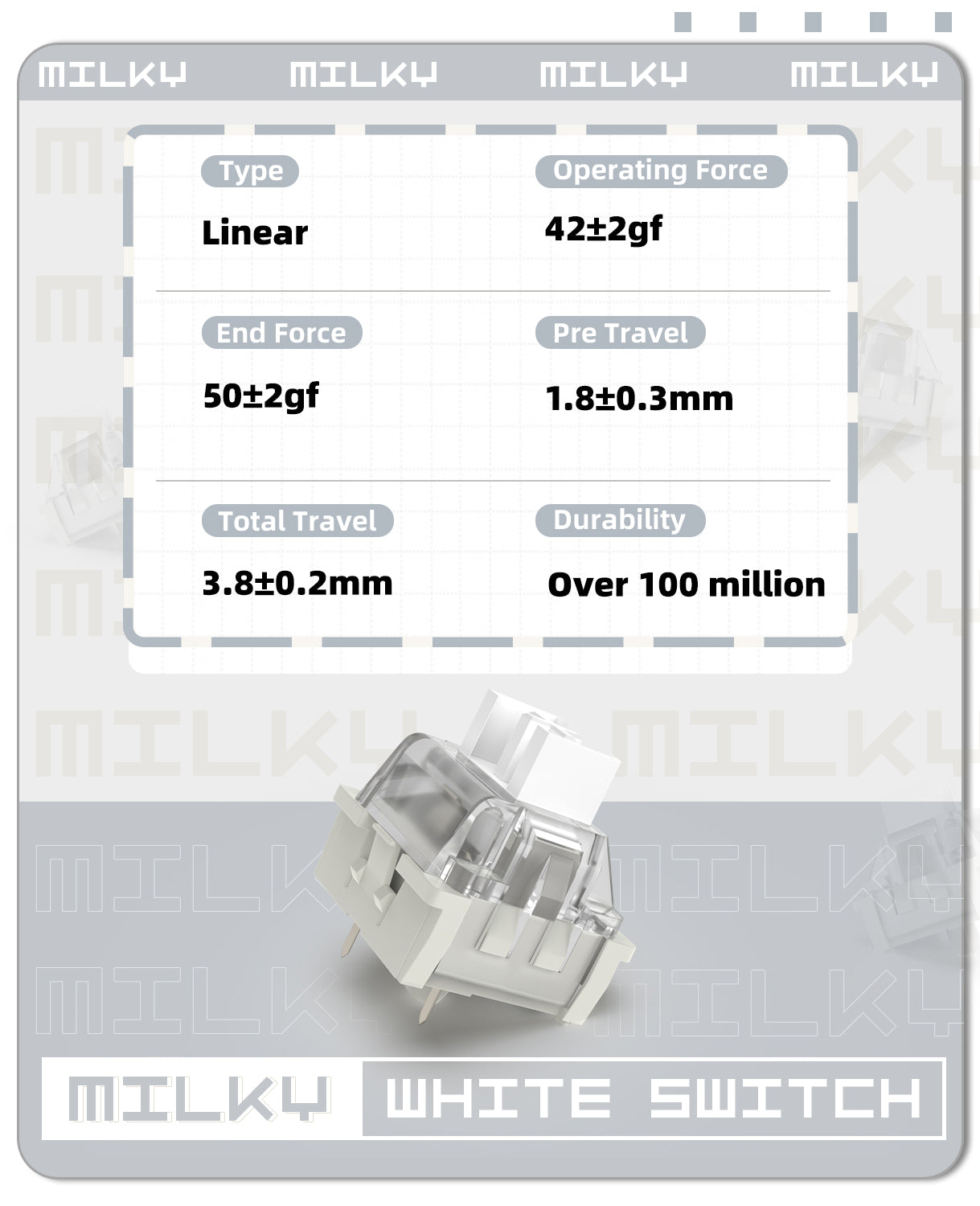 ATTACK SHARK V3 Switch Set (100 Pieces)