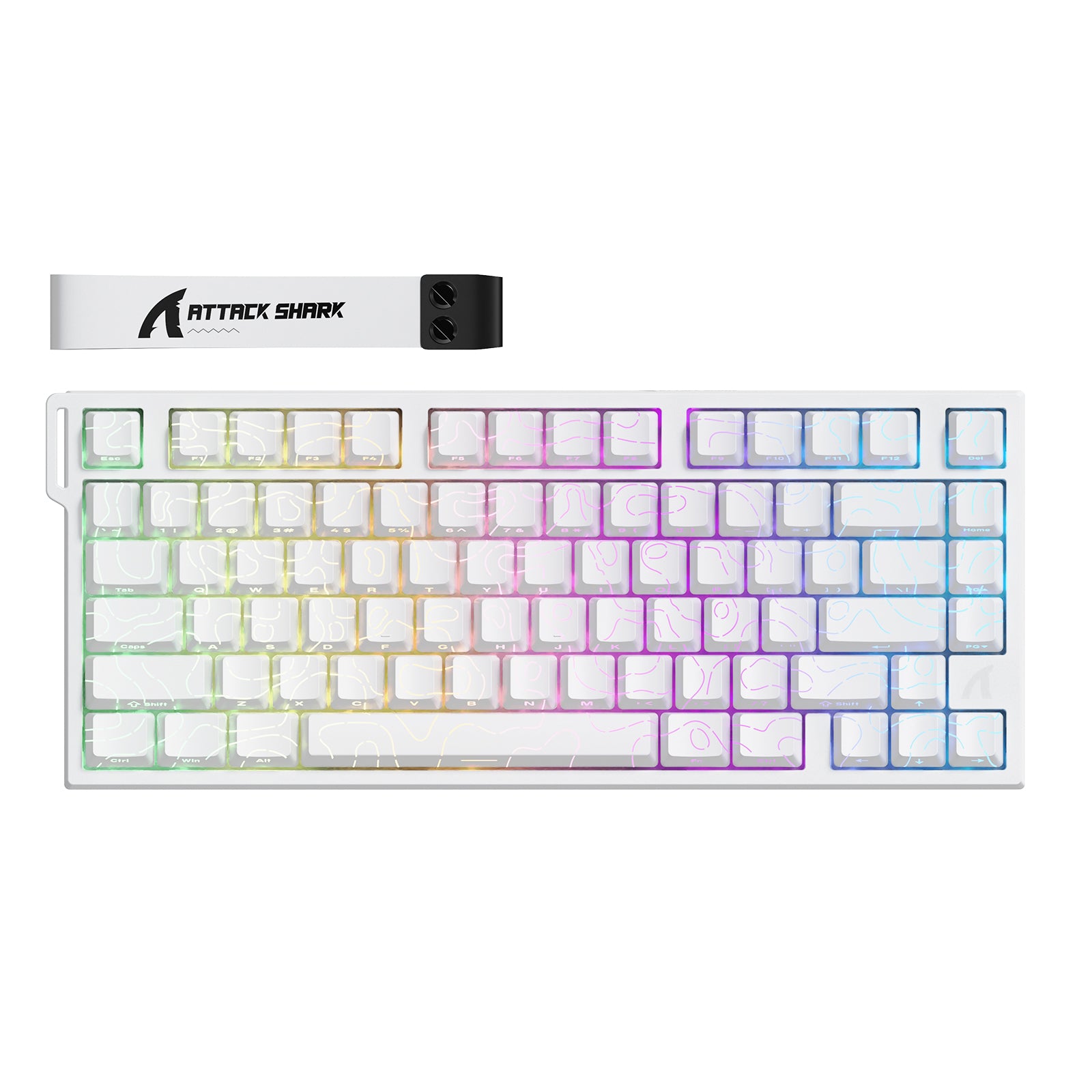 ATTACK SHARK R82 HE ラピッドトリガーキーボード マグネティックスイッチ 0.005MM RT