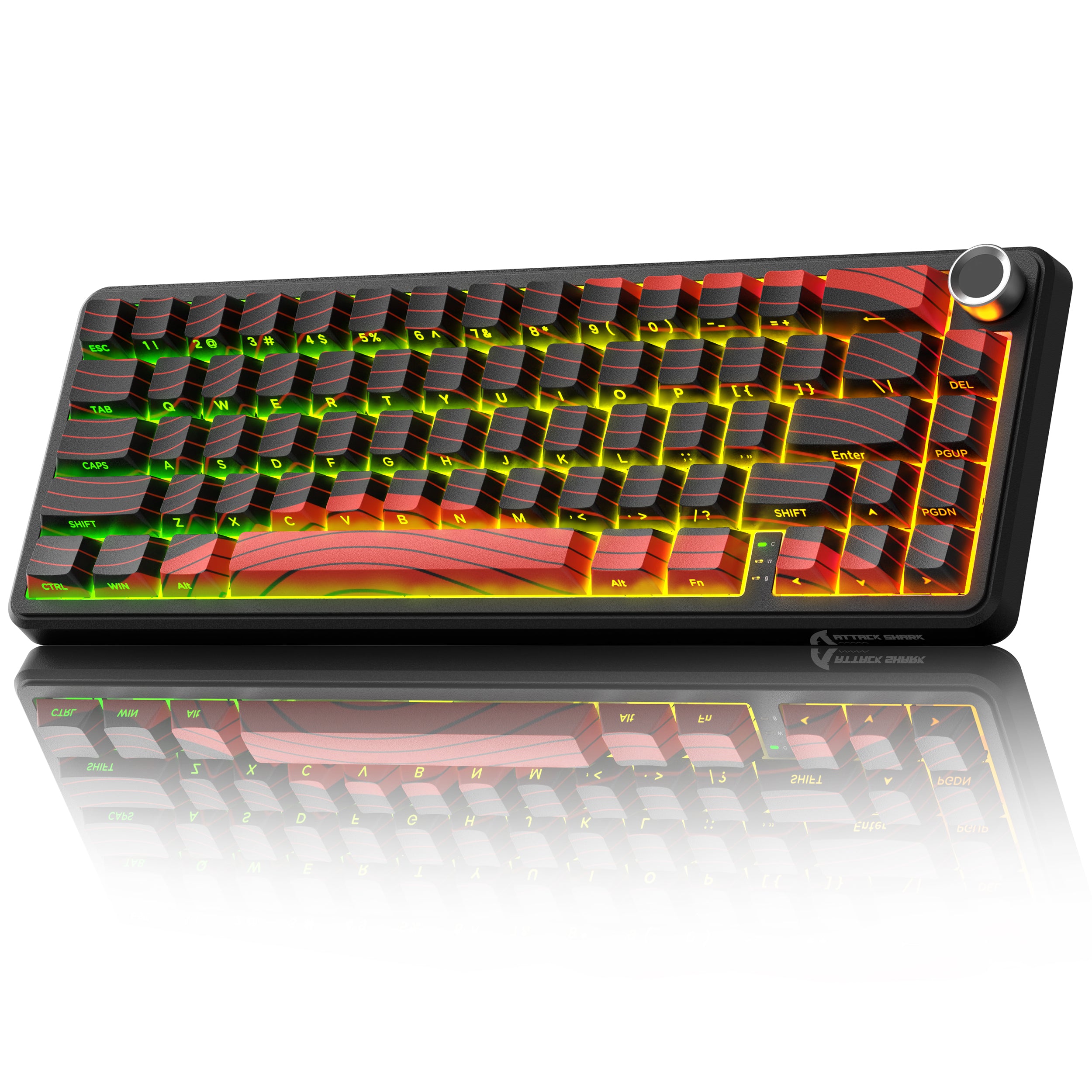 ATTACK SHARK X65PRO HE ワイヤレス ラピッド トリガー キーボード 磁気スイッチ
