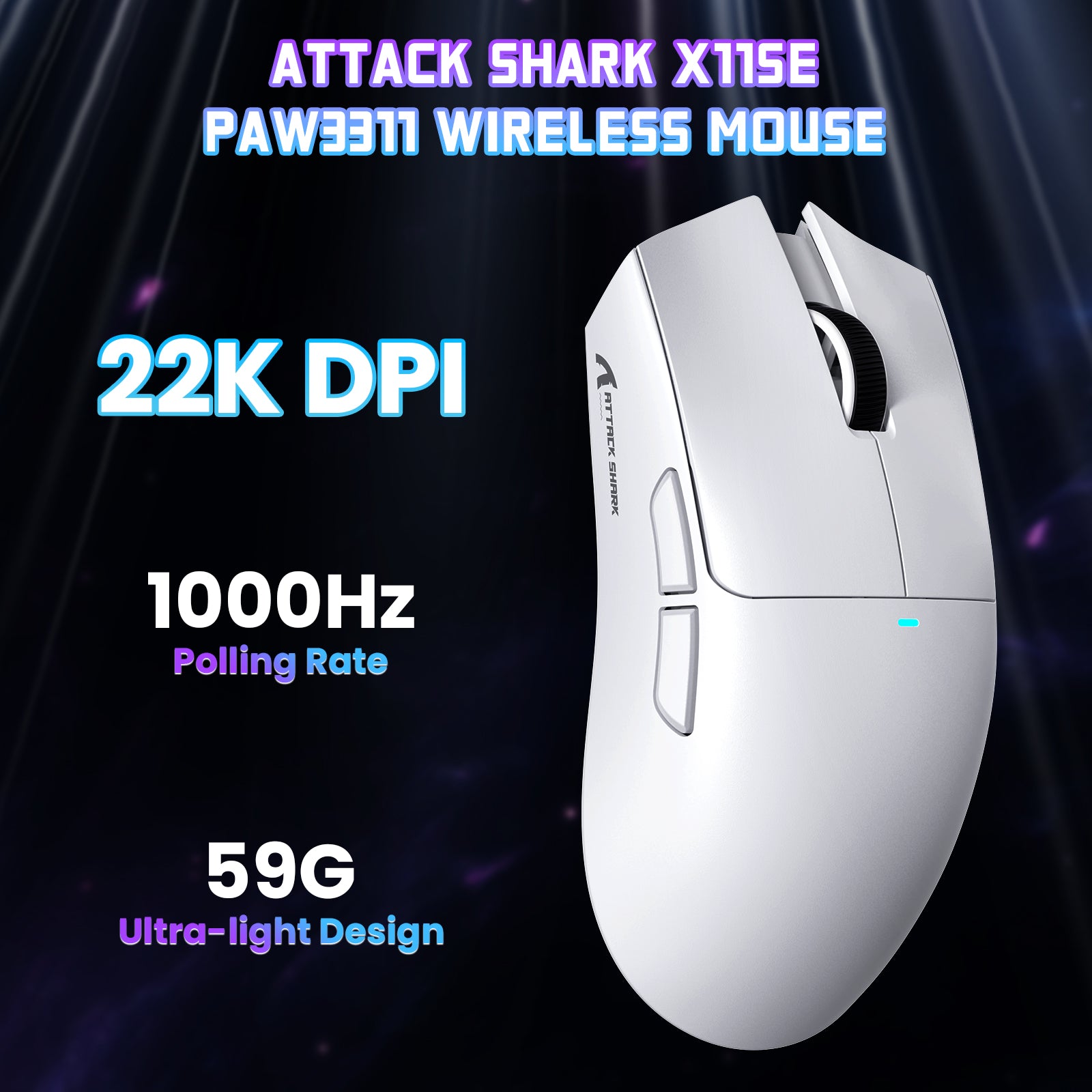 ATTACK SHARK X11SE ワイヤレスゲーミングマウス