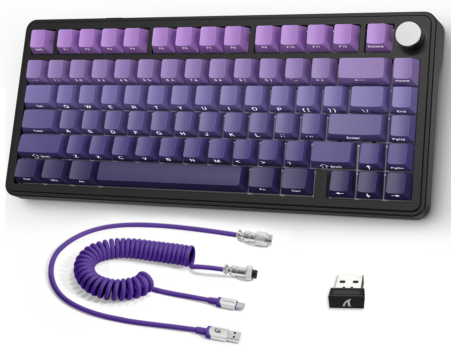 Gradient Purple(with Coiled Pro Cable) / リニアホワイトジェイドスイッチ