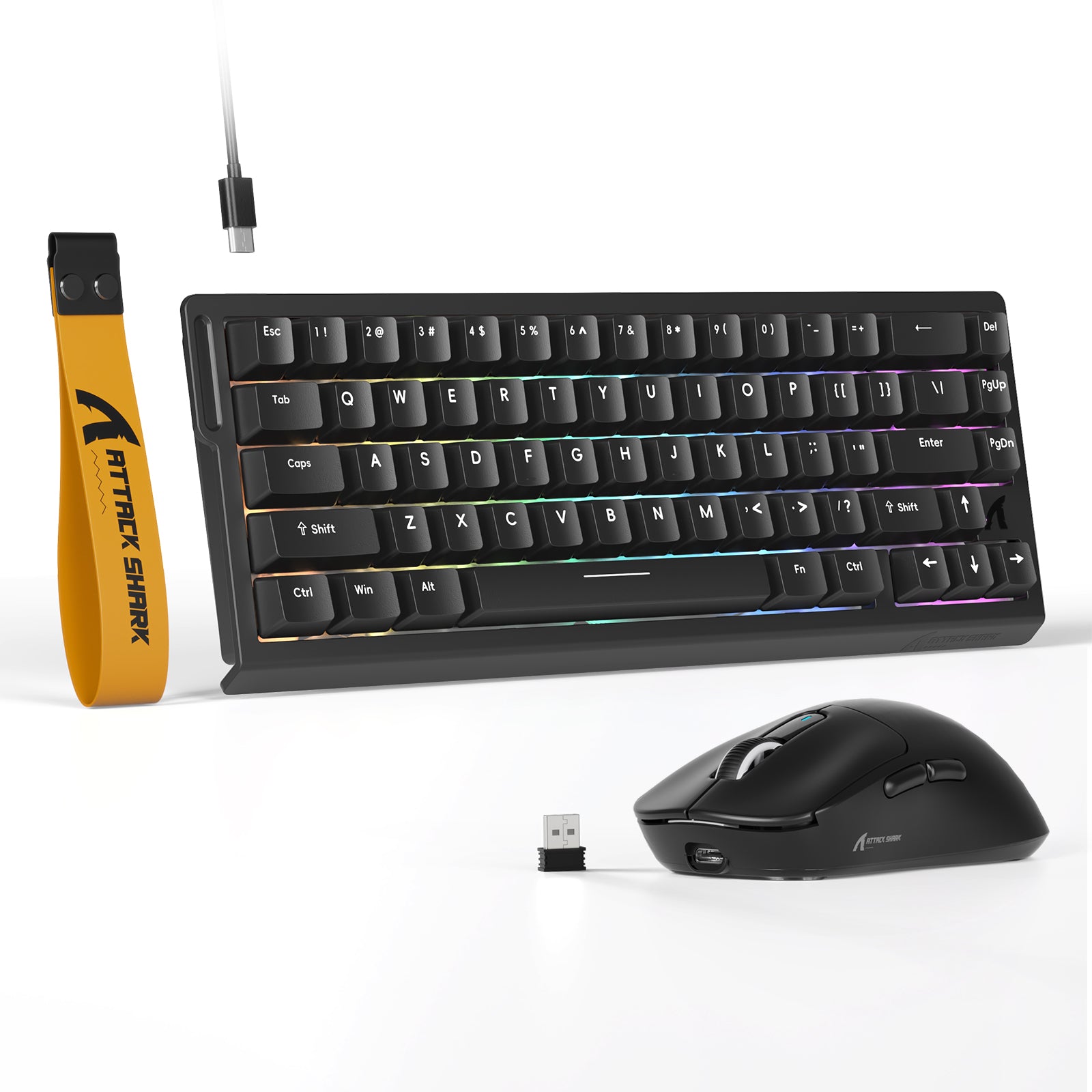 ATTACK SHARK X68HE マグネティックキーボードとX3ゲーミングマウスセット