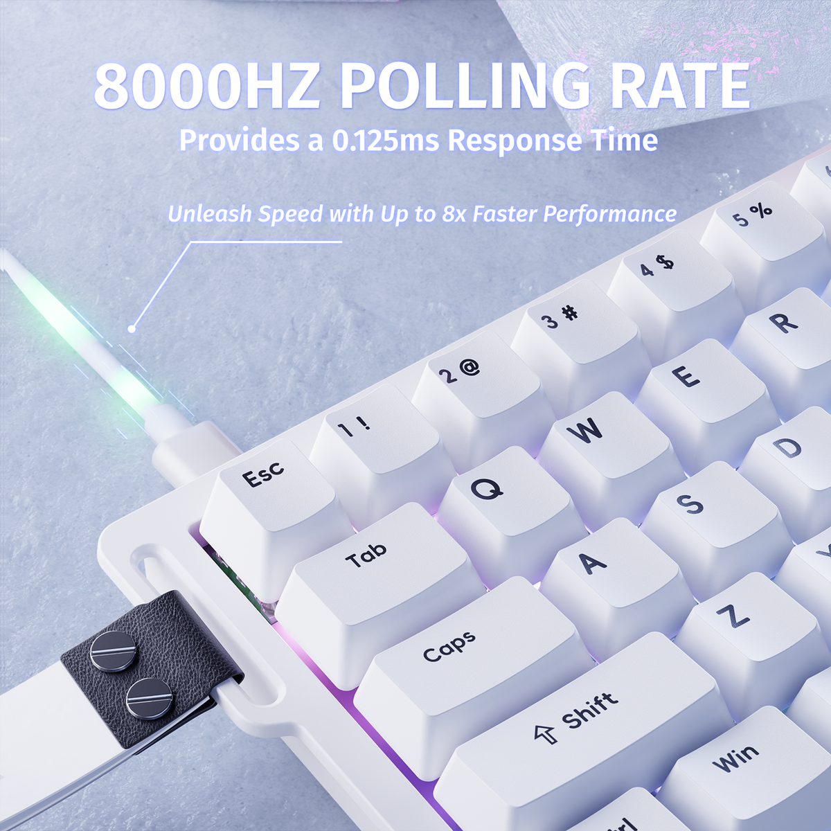 ATTACK SHARK X68 HE ラピッドトリガーキーボード マグネティックスイッチ