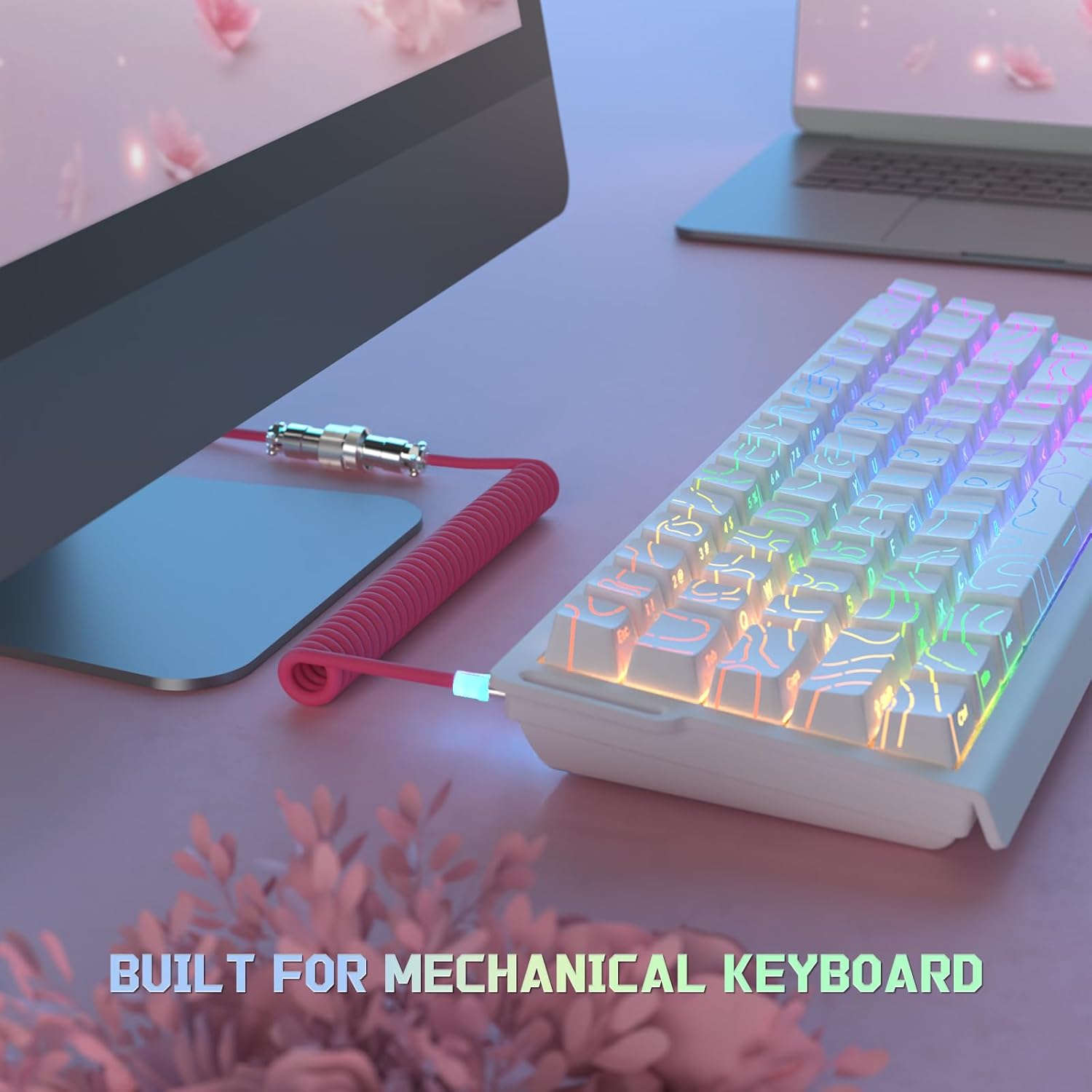 ATTACK SHARK C01Ultra 8KHzマグネティックキーボード用カスタムアビエーターケーブル
