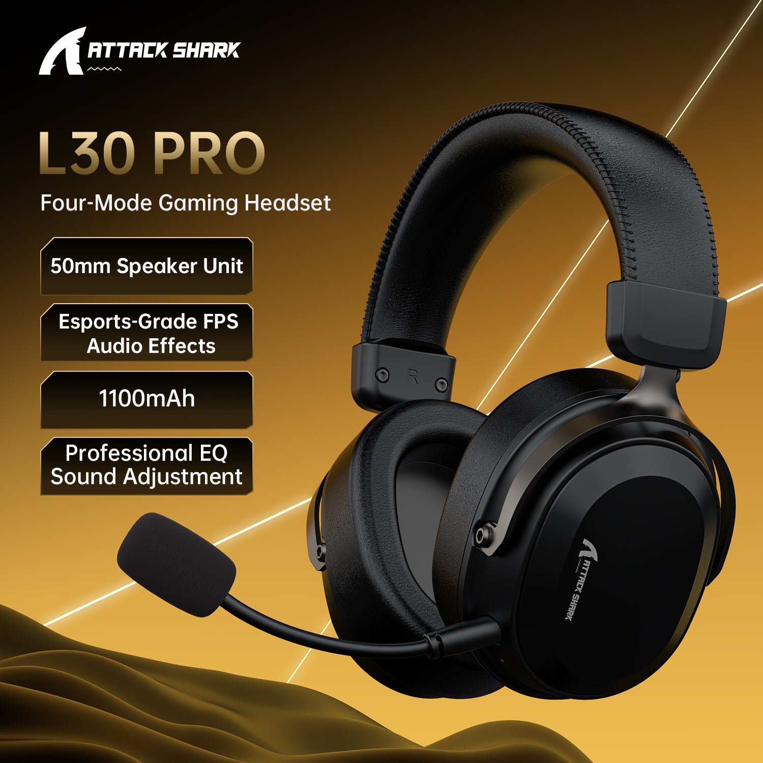 ATTACK SHARK L30PRO Wireless Gaming Headset