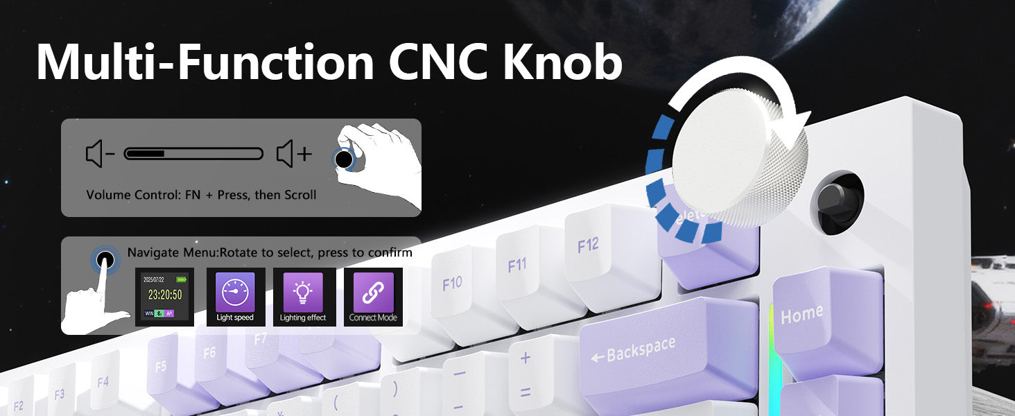 ATTACK SHARK X820Ultra トライモードガスケットメカニカルキーボード