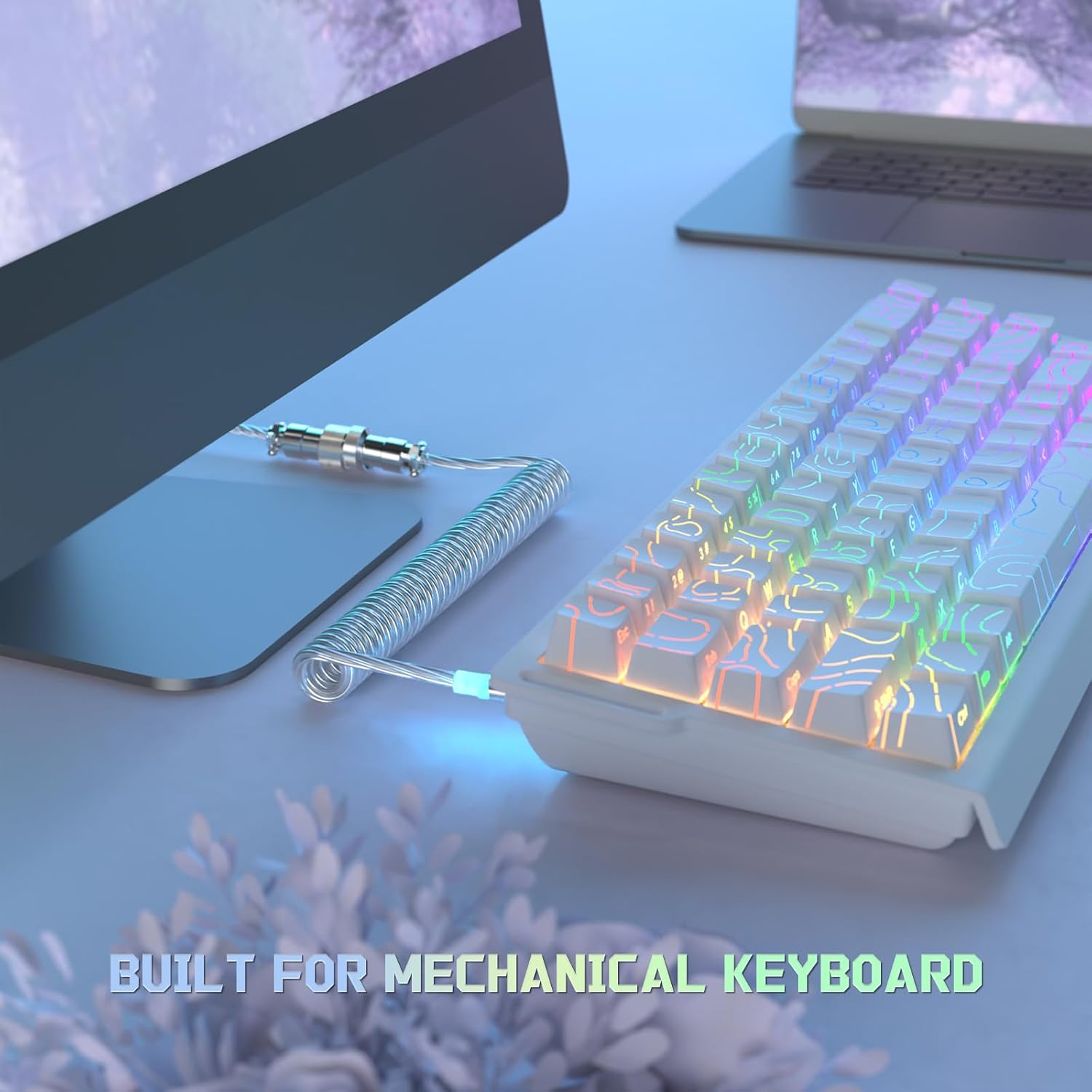 ATTACK SHARK C01Ultra 8KHzマグネティックキーボード用カスタムアビエーターケーブル