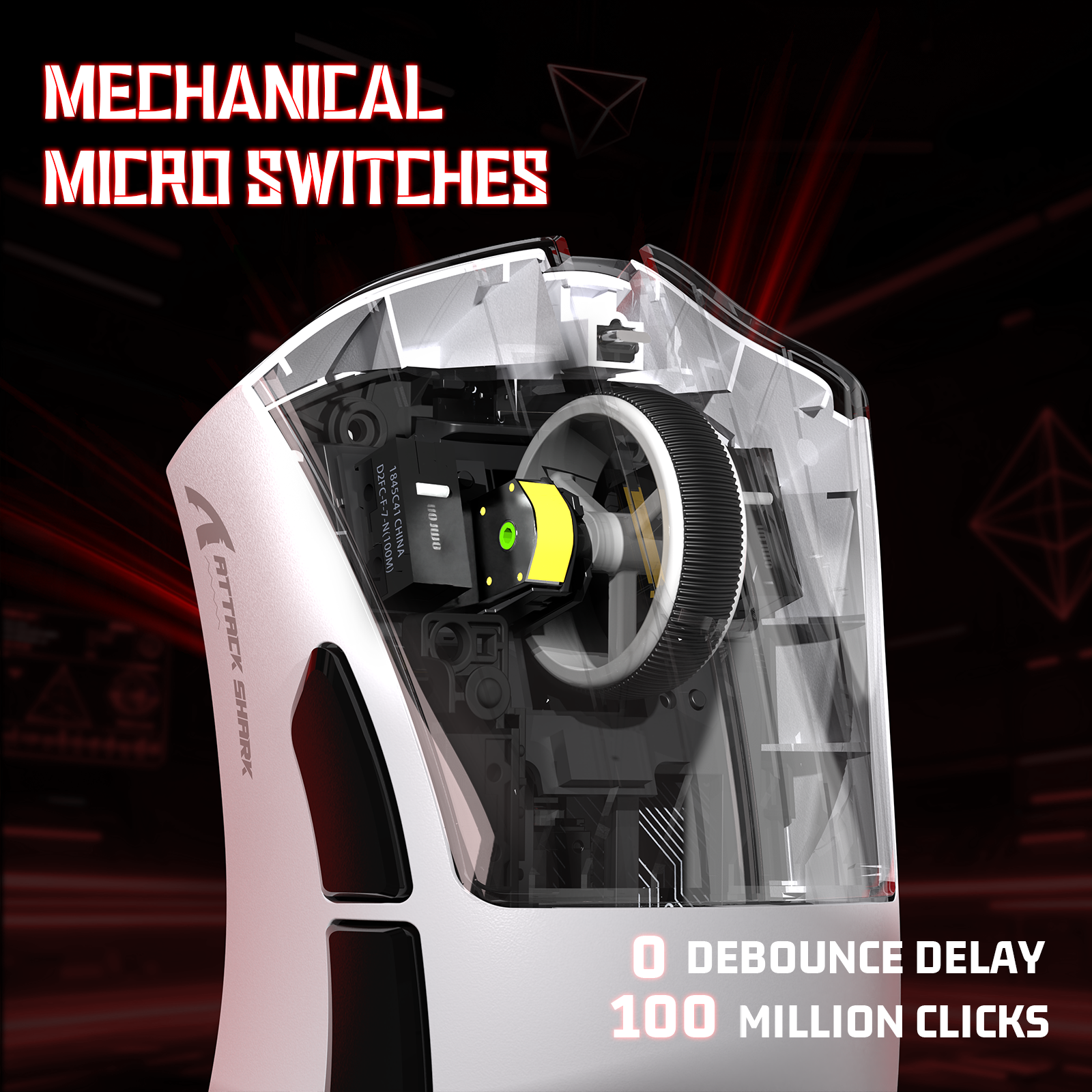 ATTACK SHARK V3 超軽量トライモードゲーミングマウス