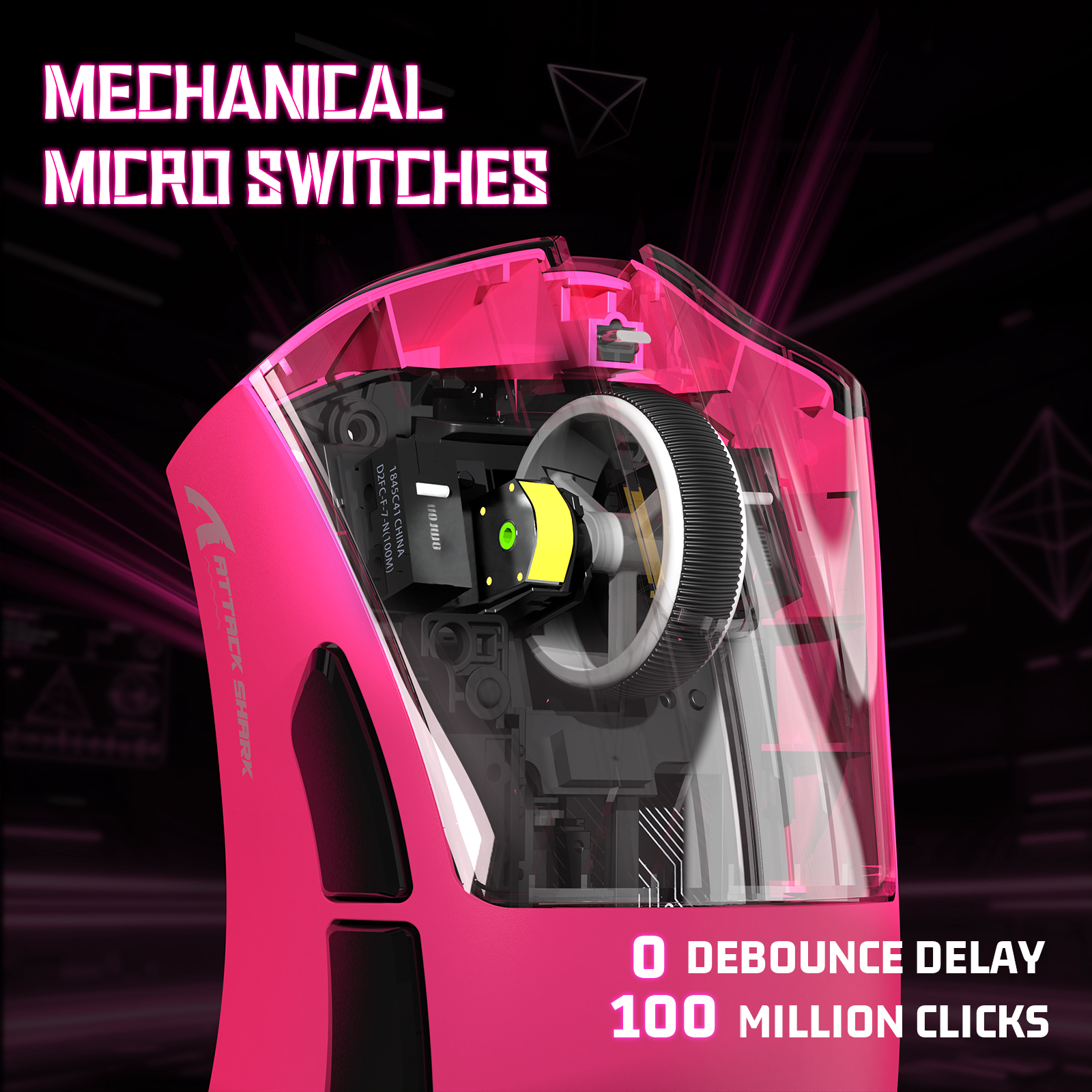 ATTACK SHARK V3 超軽量トライモードゲーミングマウス