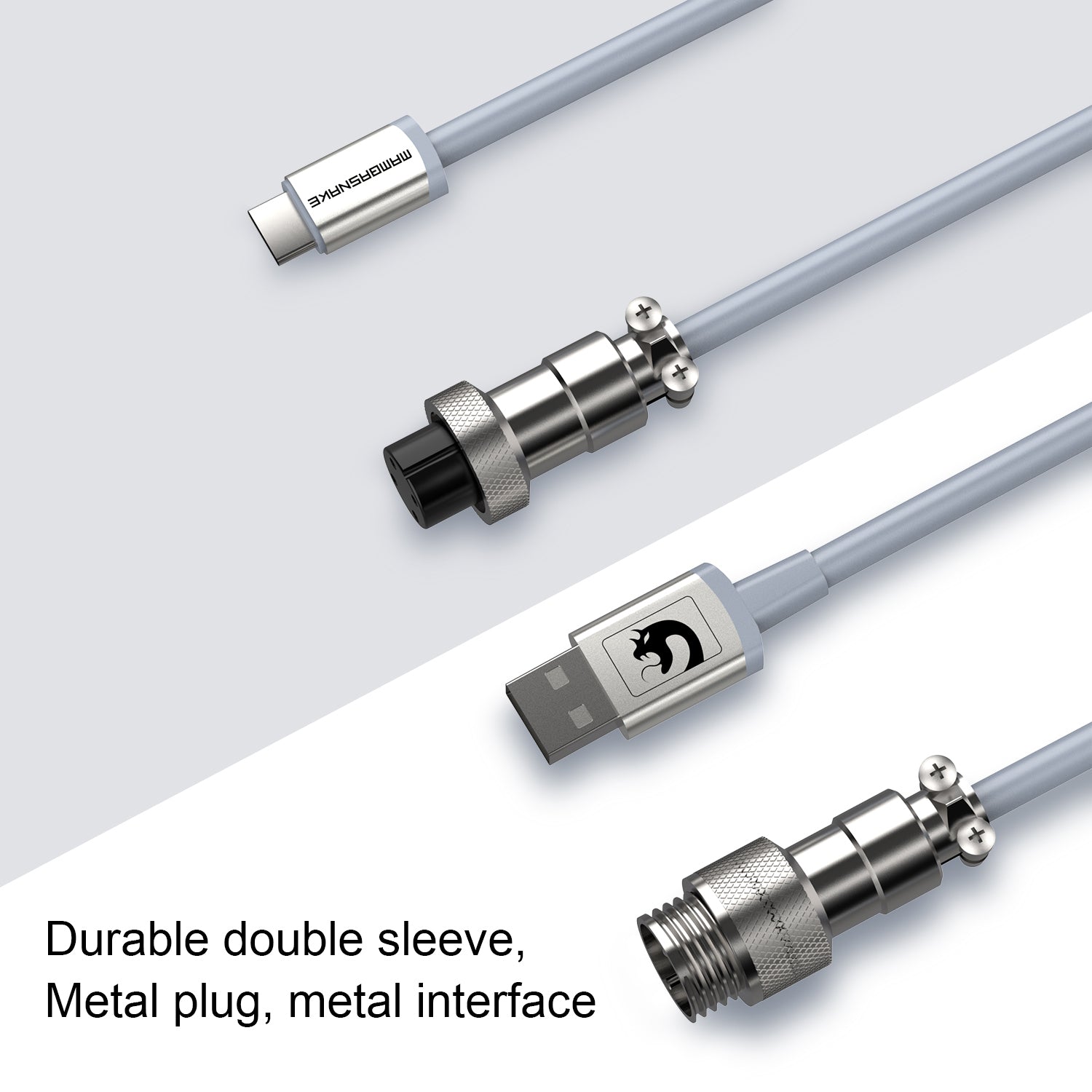 ATTACK SHARK x MAMBASNAKE C01 Coiled Cable