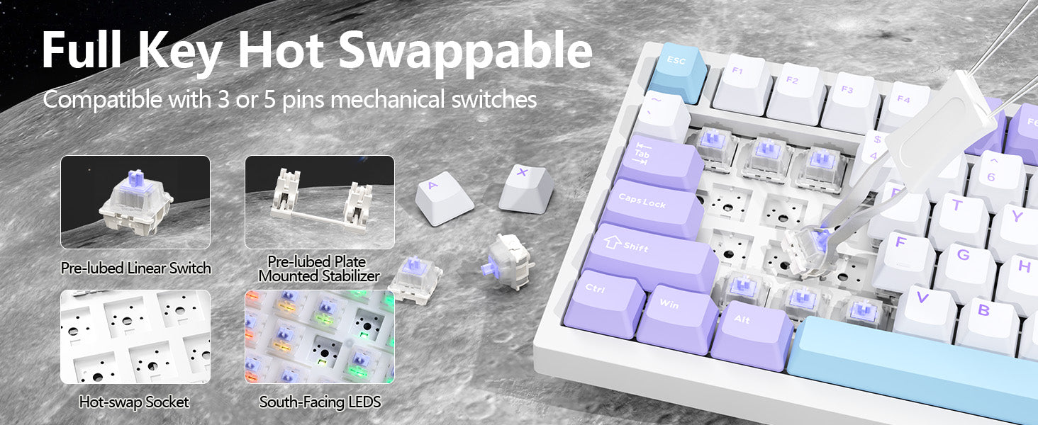 ATTACK SHARK X820Ultra トライモードガスケットメカニカルキーボード