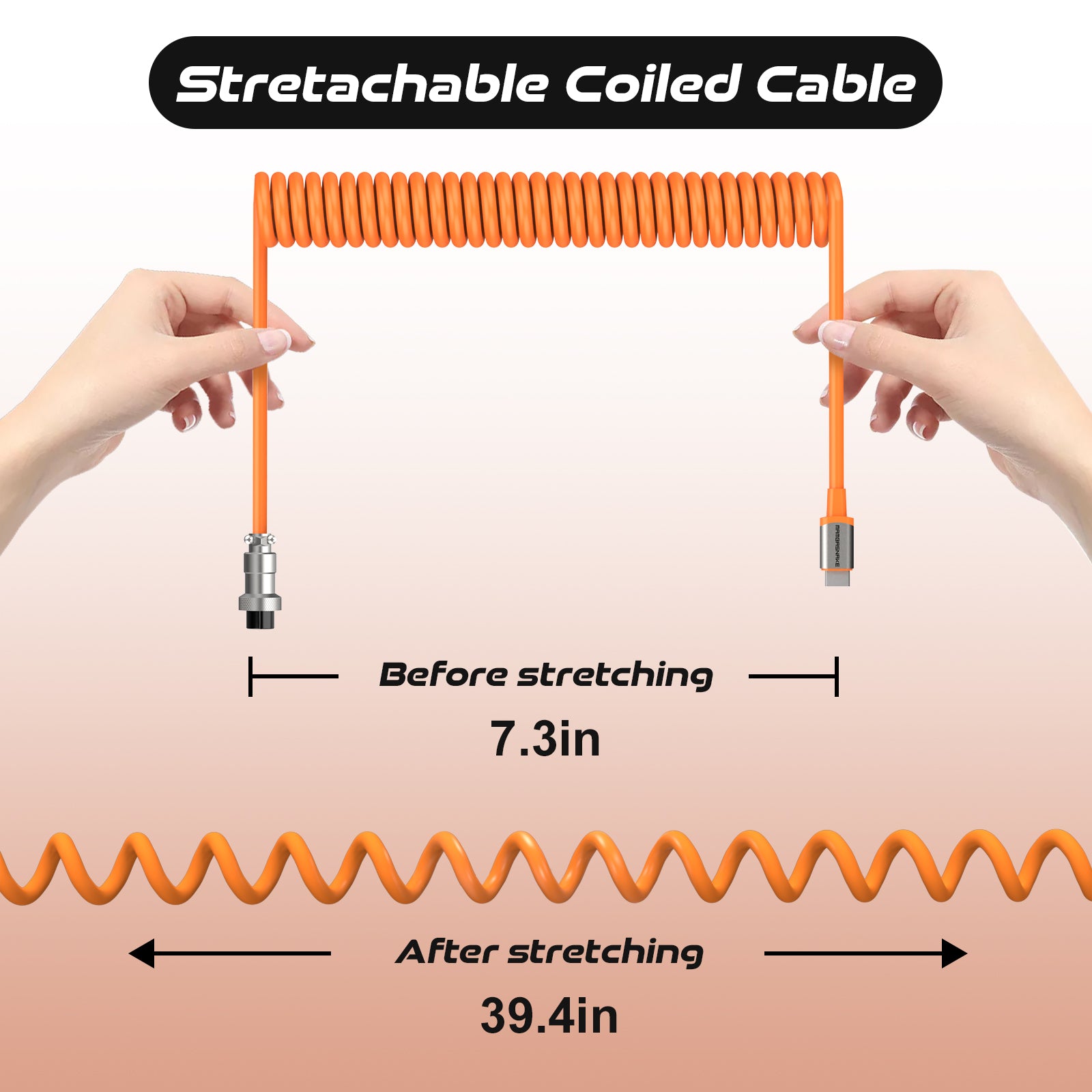 ATTACK SHARK C04 COILED CABLE