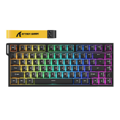 ATTACK SHARK R82 HE ラピッドトリガーキーボード 磁気スイッチ 0.005MM RT付き