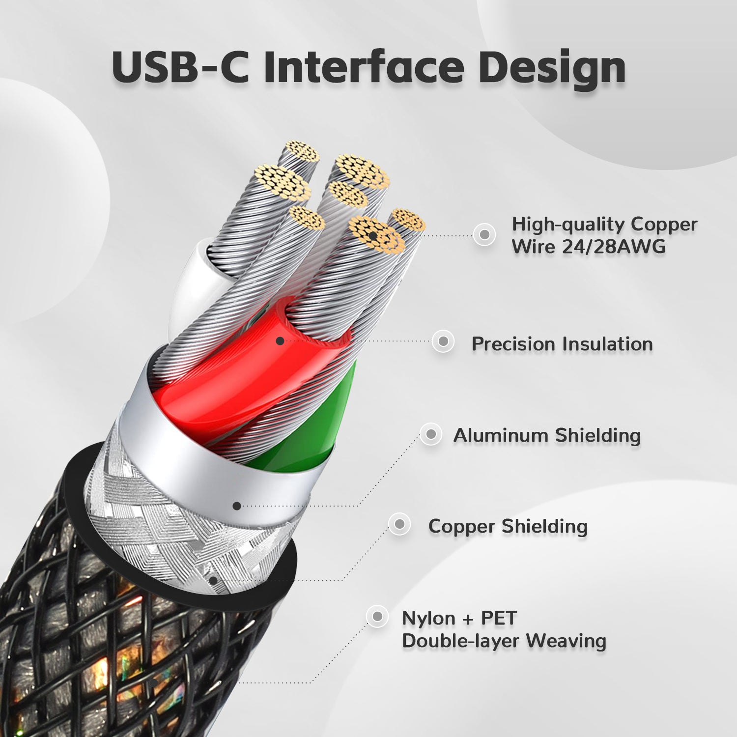 ATTACK SHARK C03 COILED CABLE