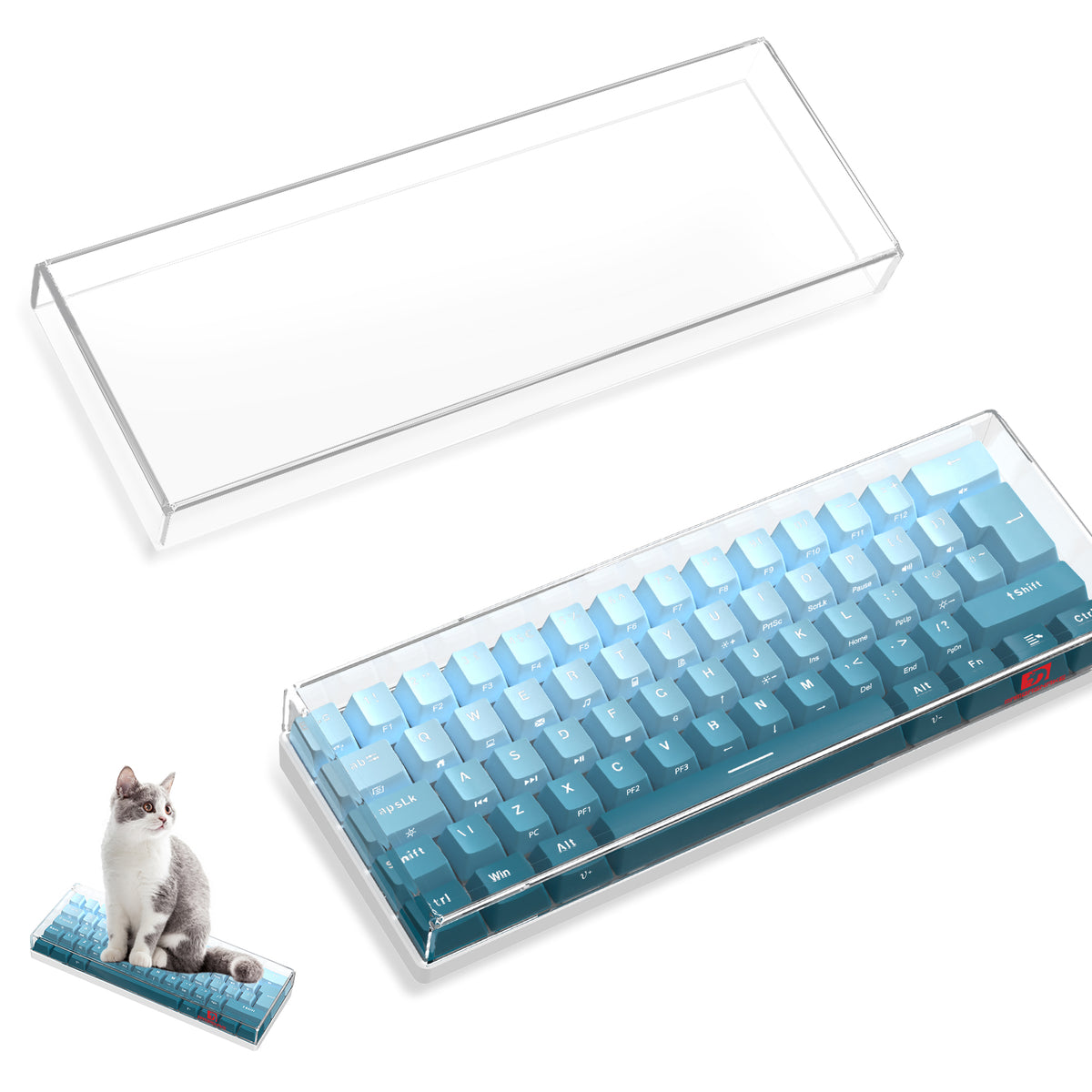 60%フェードキーボードカバー | 防塵＆衛生的保護
