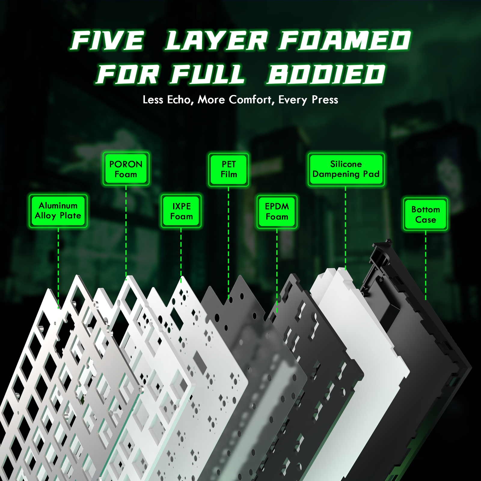 ATTACK SHARK R85 HE ラピッドトリガーキーボード マグネティックスイッチ（カスタムライトボックス付き）