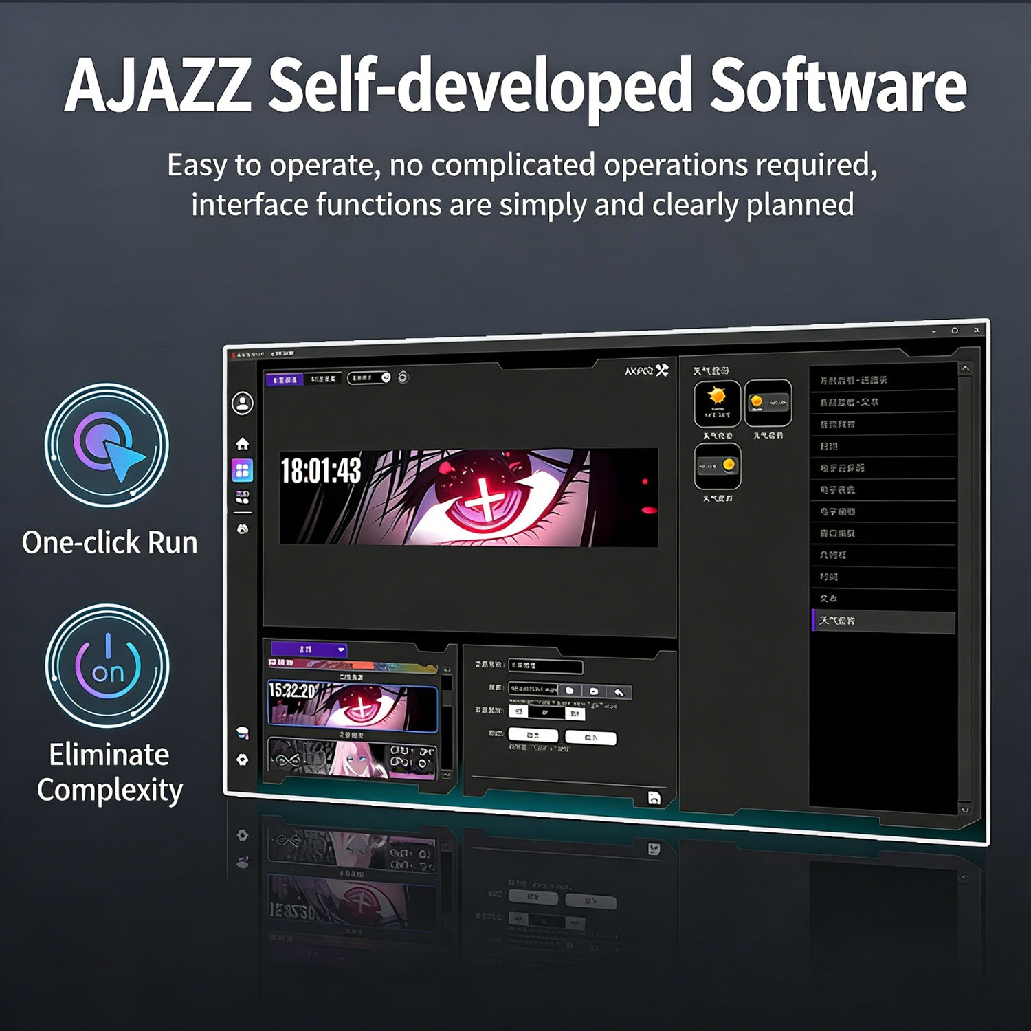 ATTACK SHARK x AJAZZ 9.2インチ IPS LCD モニター