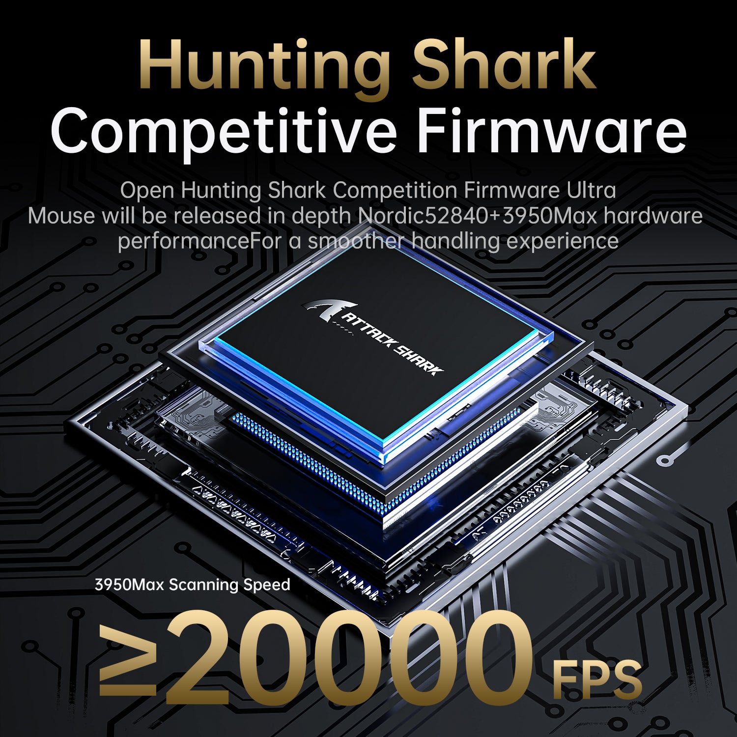 ATTACK SHARK V5 超軽量トライモードゲーミングマウス