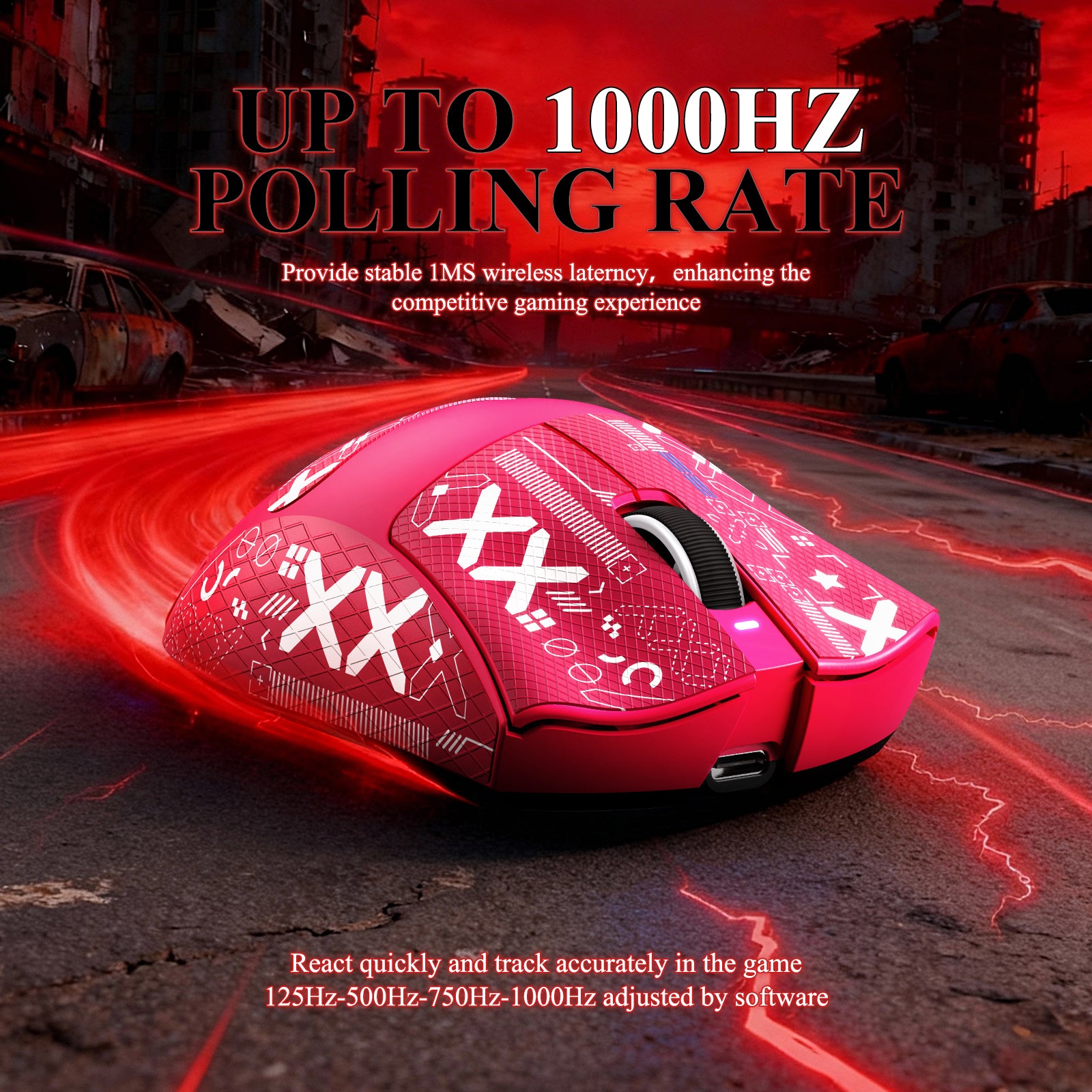 ATTACK SHARK V3PRO 超軽量トライモードゲーミングマウス（充電ドック付き）