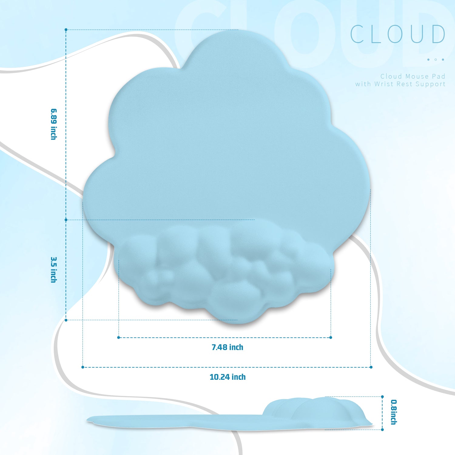 ATTACK SHARK Cloud Mouse Pad