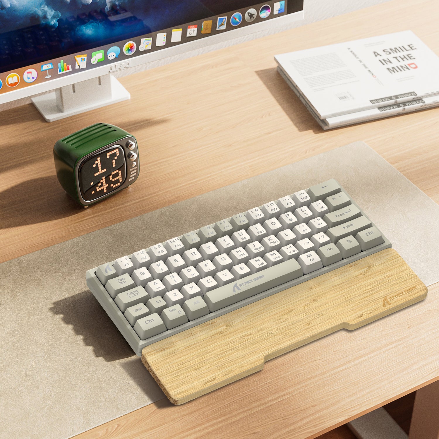 ATTACK SHARK WZ01 Bamboo Wrist Rest