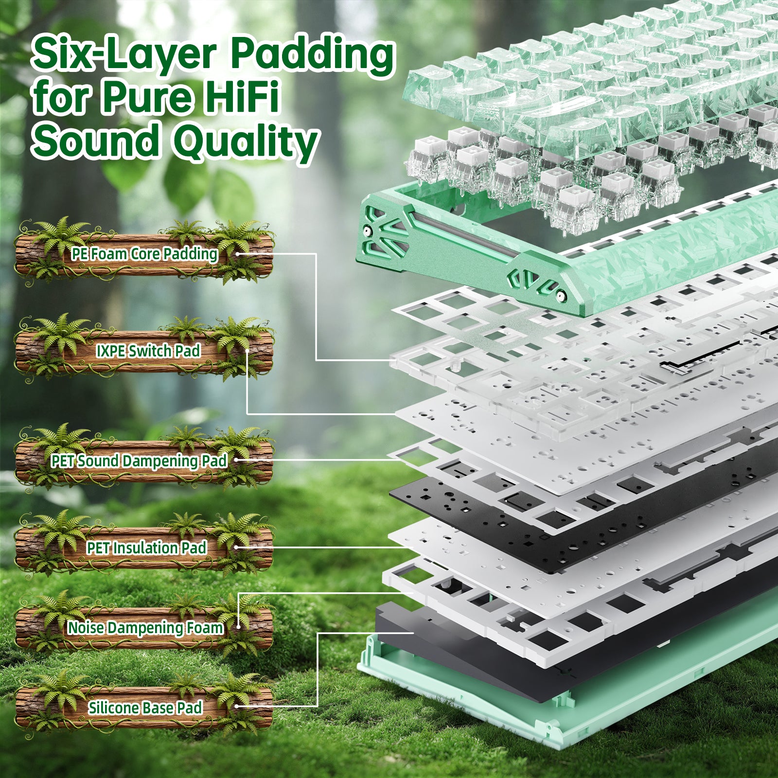 ATTACK SHARK R68 HE カーボンファイバー有線ラピッドトリガーマグネティックスイッチキーボード（C01 Ultra RGBコイルケーブル付属）