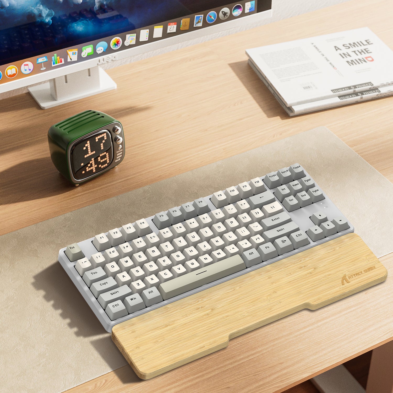 ATTACK SHARK WZ01 Bamboo Wrist Rest