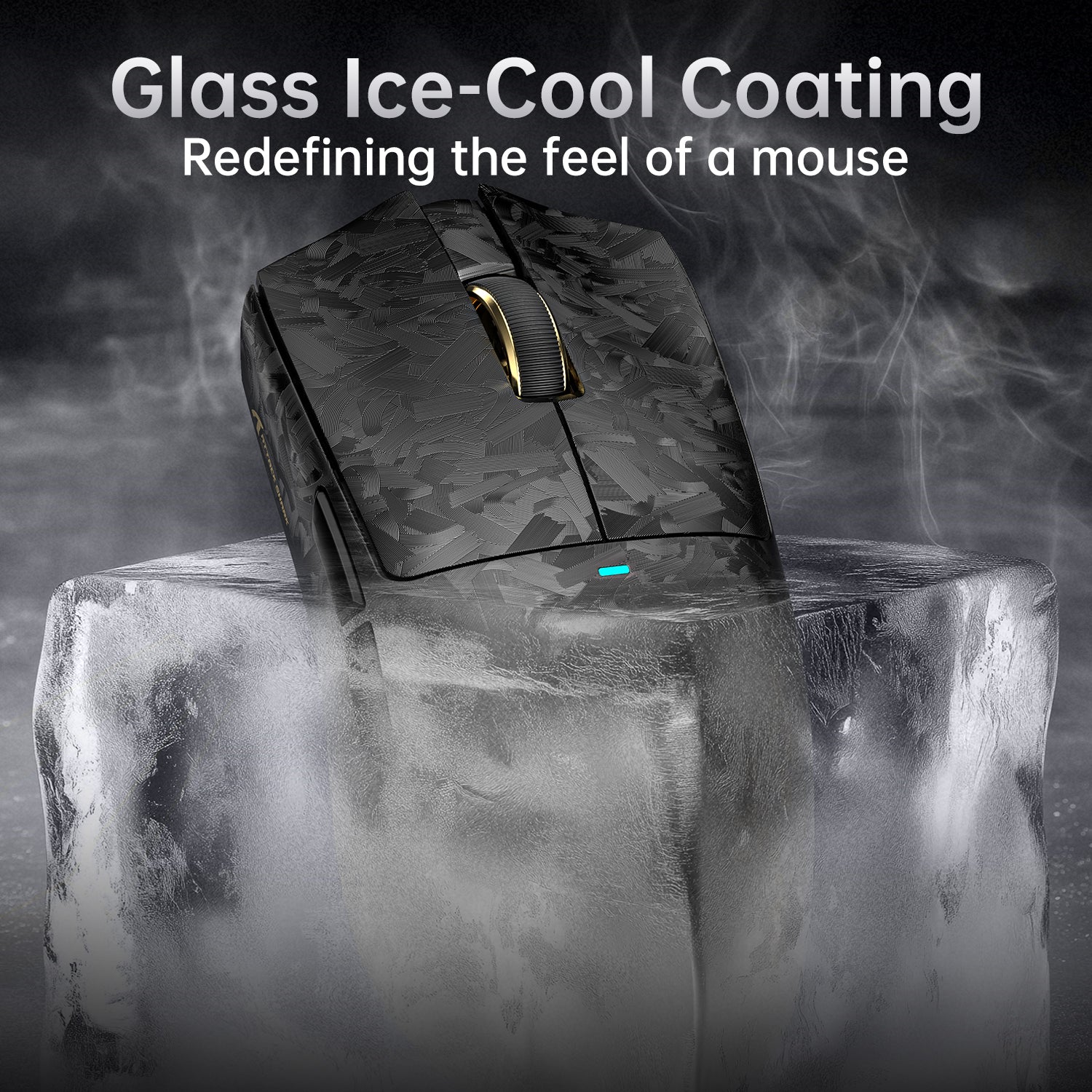 ATTACK SHARK X11 ULTRA Wireless 8K gaming mouse: Carbon fiber, ice-cool coating.