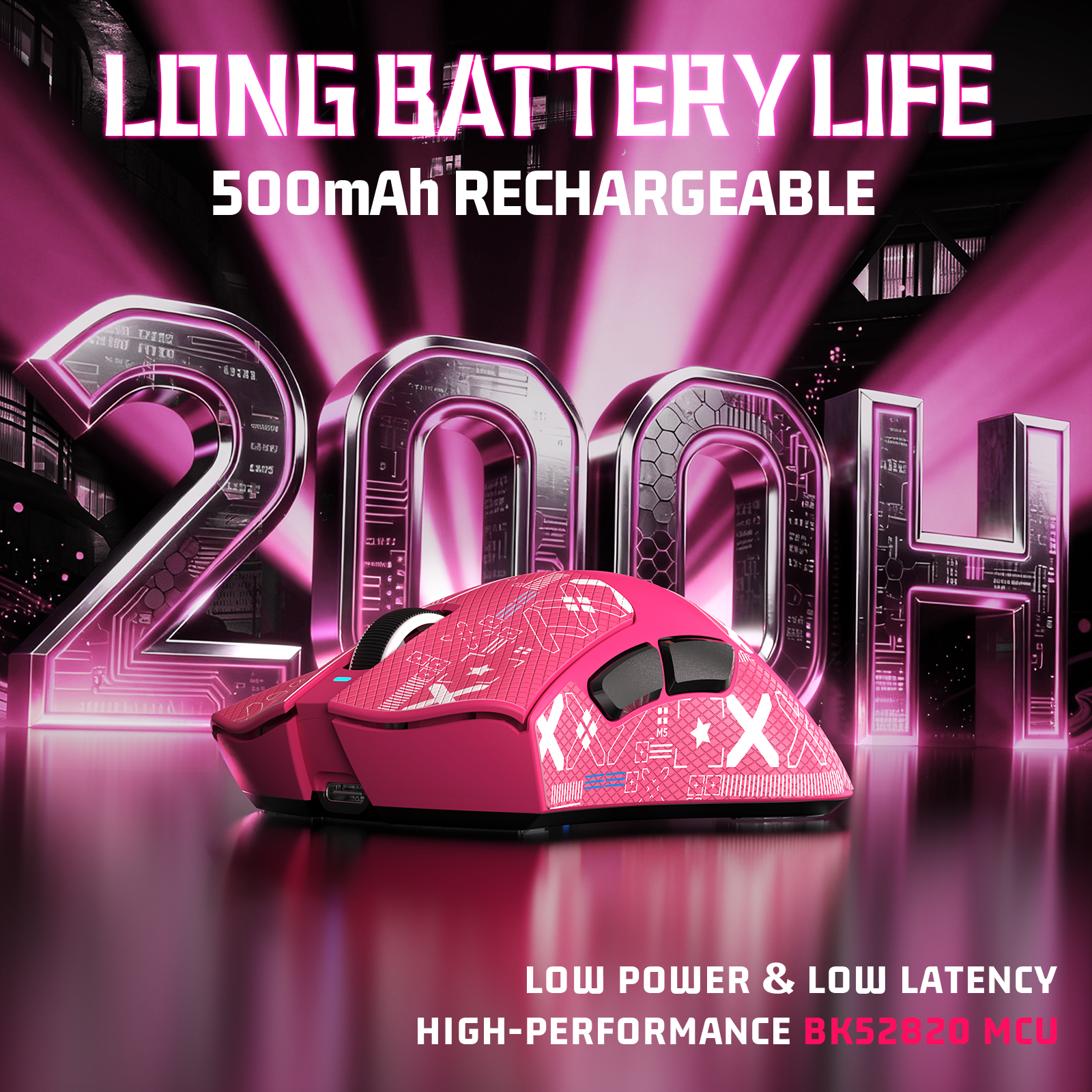 ATTACK SHARK V3 超軽量トライモードゲーミングマウス