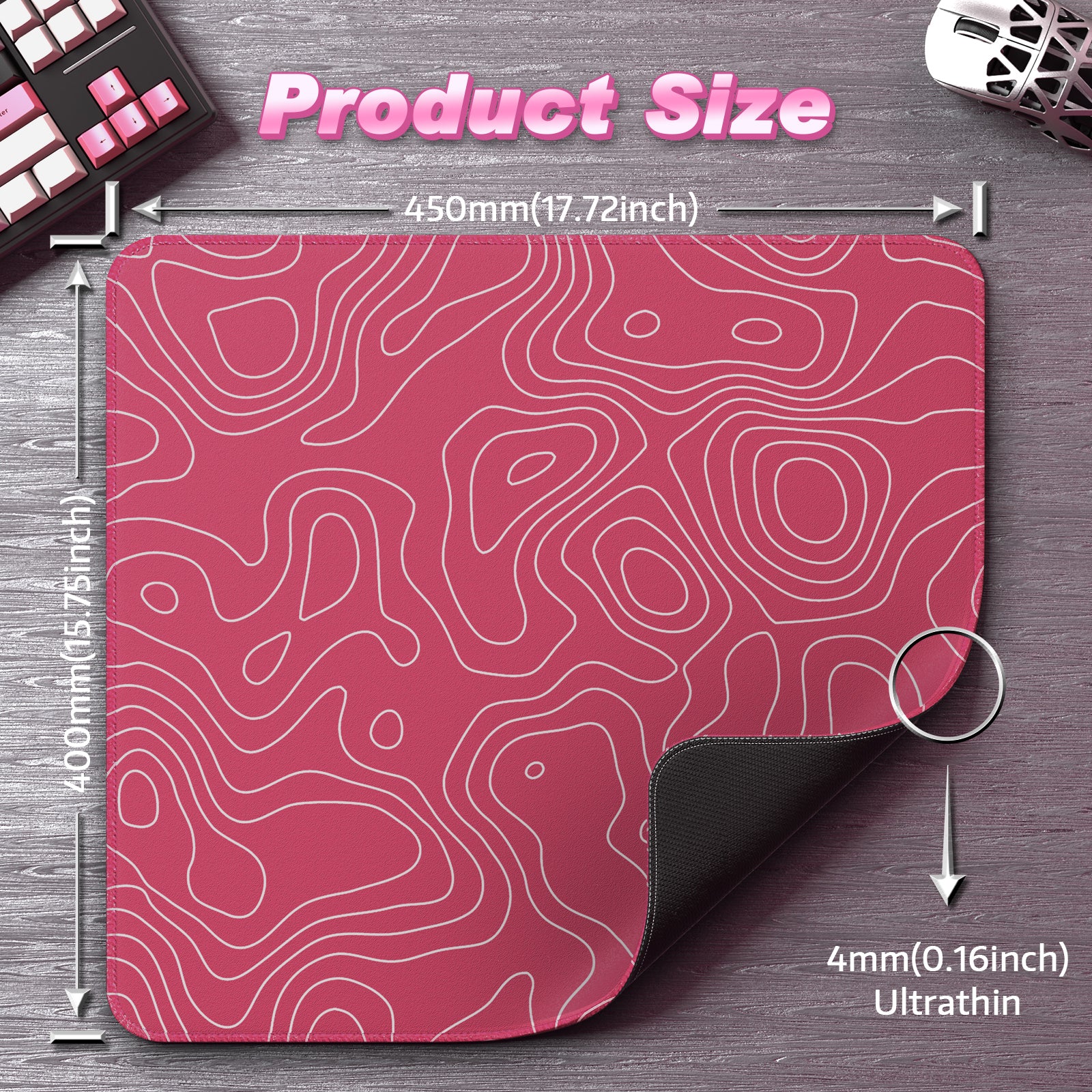 ATTACK SHARK CM02 eスポーツ ゲーミングマウスパッド