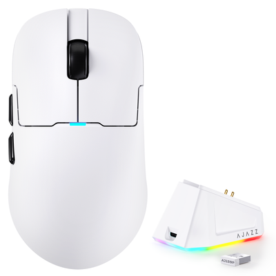 ATTACK SHARK x AJ159P トライモードゲーミングマウス 磁気充電ドック付き