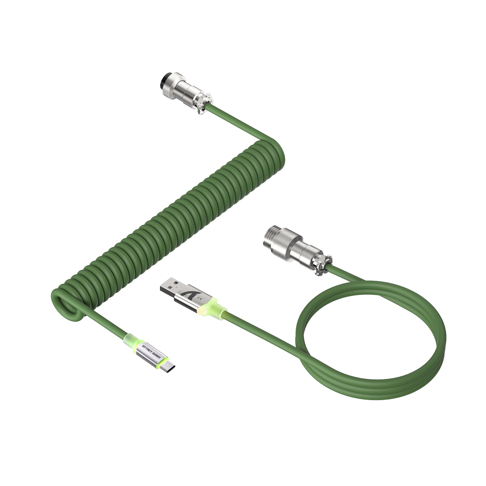 ATTACK SHARK C01Ultra カスタム アビエーターケーブル 8KHz マグネティックキーボード用