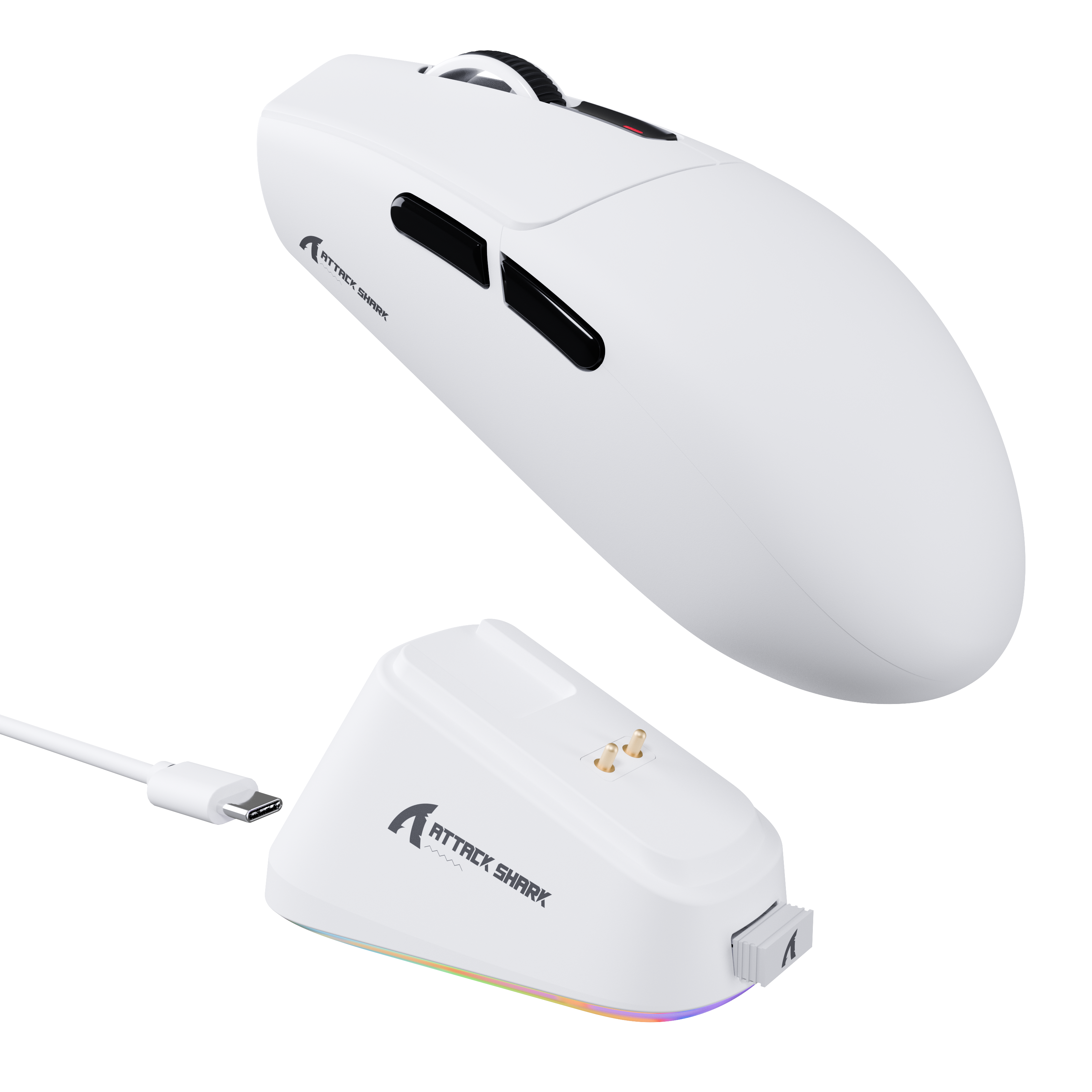 ATTACK SHARK G3PRO トライモードワイヤレスゲーミングマウス 充電ドック付き 25000 DPI 超軽量
