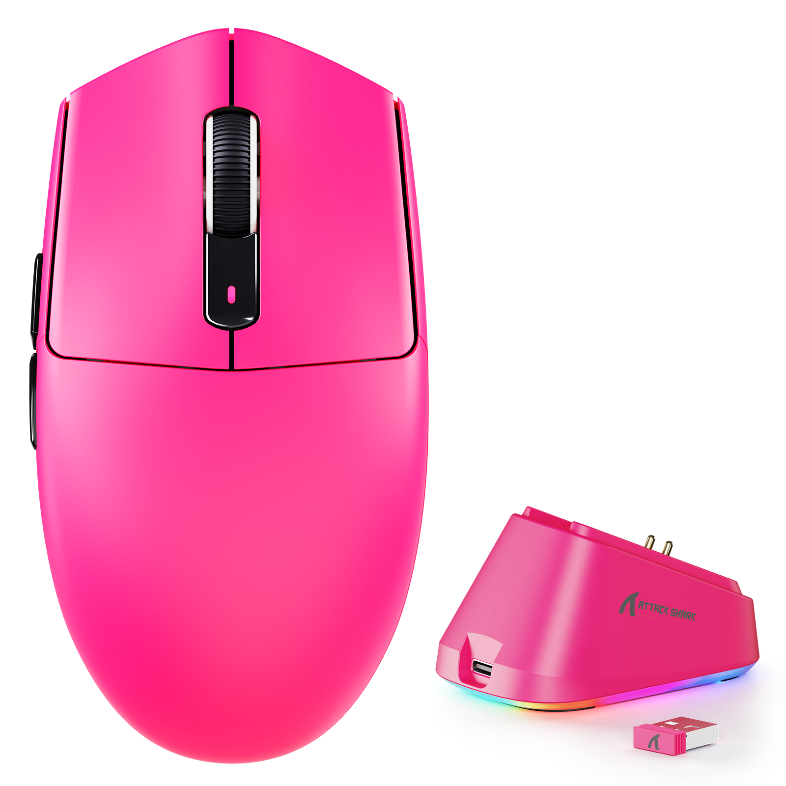 ATTACK SHARK G3PRO トライモード ワイヤレスゲーミングマウス 充電ドック付き 25000 DPI Ultra 軽量