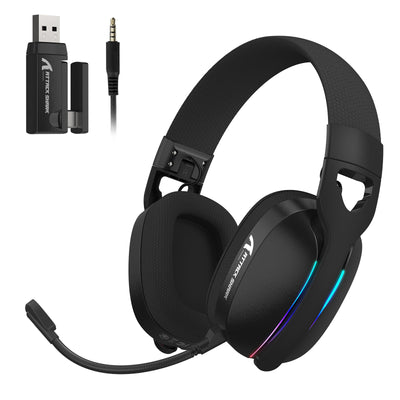 ATTACK SHARK L90 折りたたみ式 RGB Ultra 軽量 トライモード ゲーミングヘッドセット