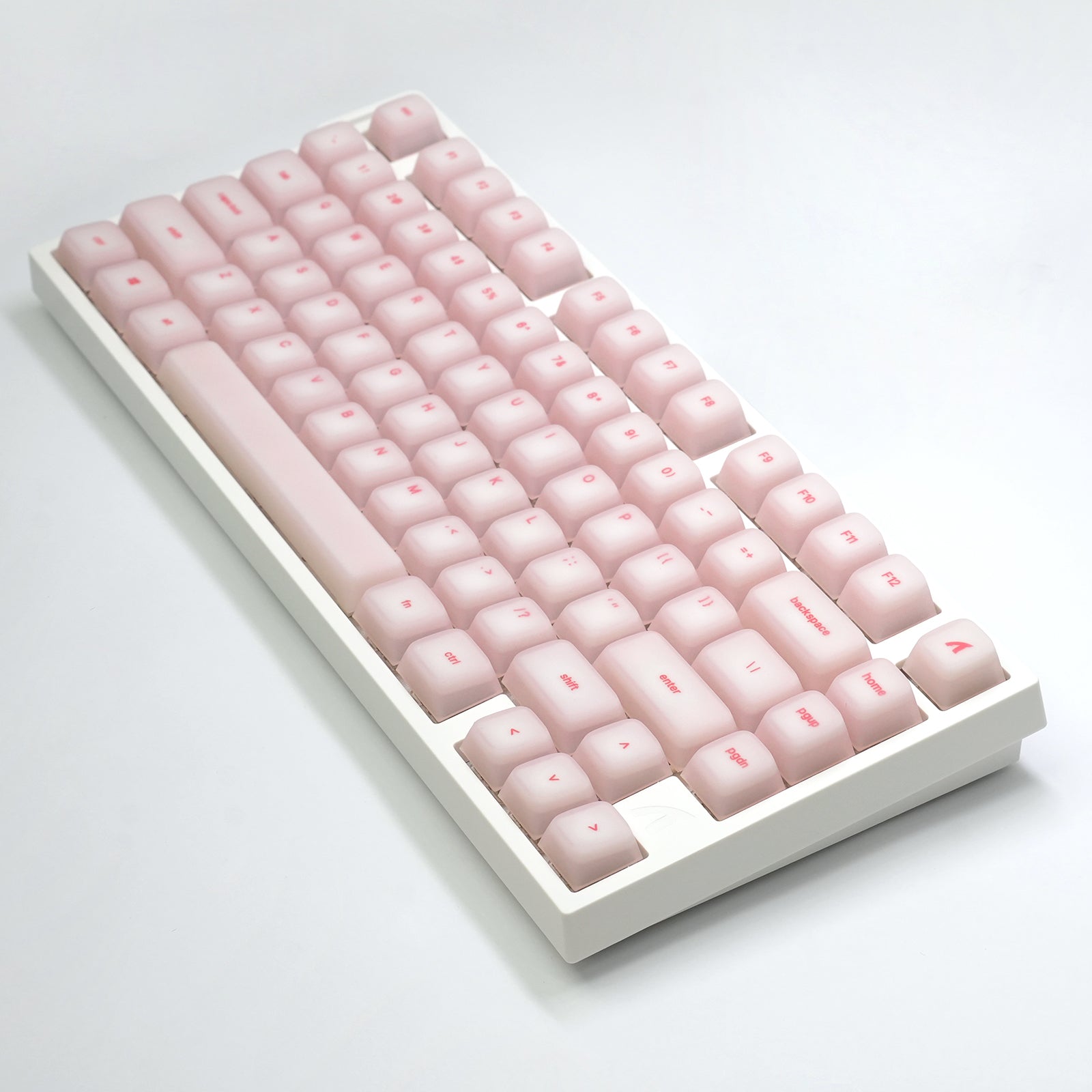 ATTACK SHARK SK01 113キー シリコンキーキャップセット、Cherryプロファイル、ANSI、ピンク