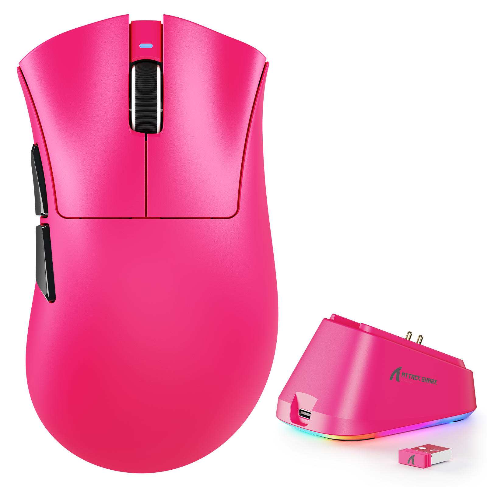 ATTACK SHARK V3PRO Ultra-Light トライモード ゲーミングマウス 充電ドック付き