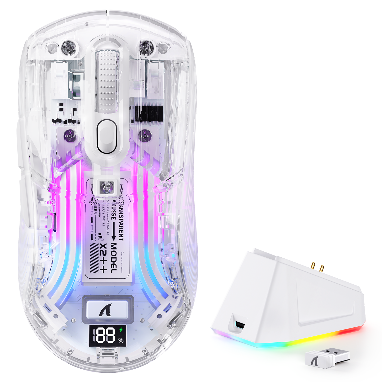 ATTACK SHARK X2PRO 充電ドック付きワイヤレスゲーミングマウス