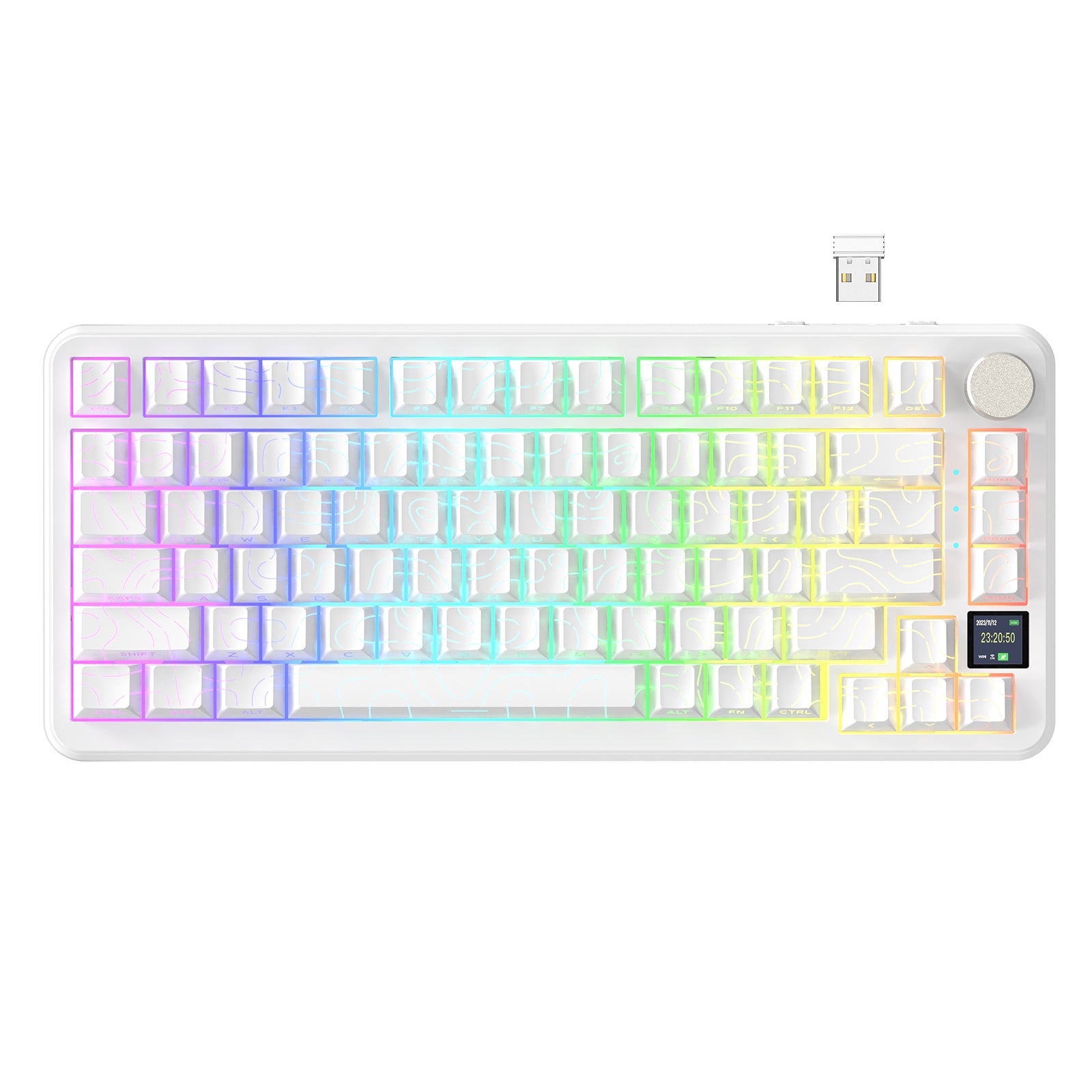 ATTACK SHARK X85PRO 3モード ガスケット メカニカル キーボード