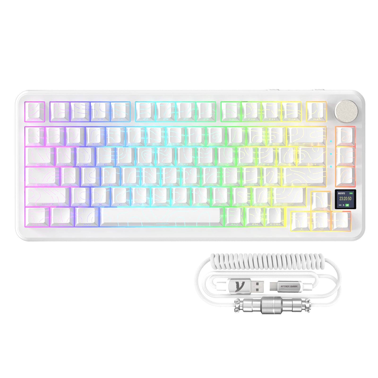 ATTACK SHARK X85PRO 3モード ガスケット メカニカル キーボード