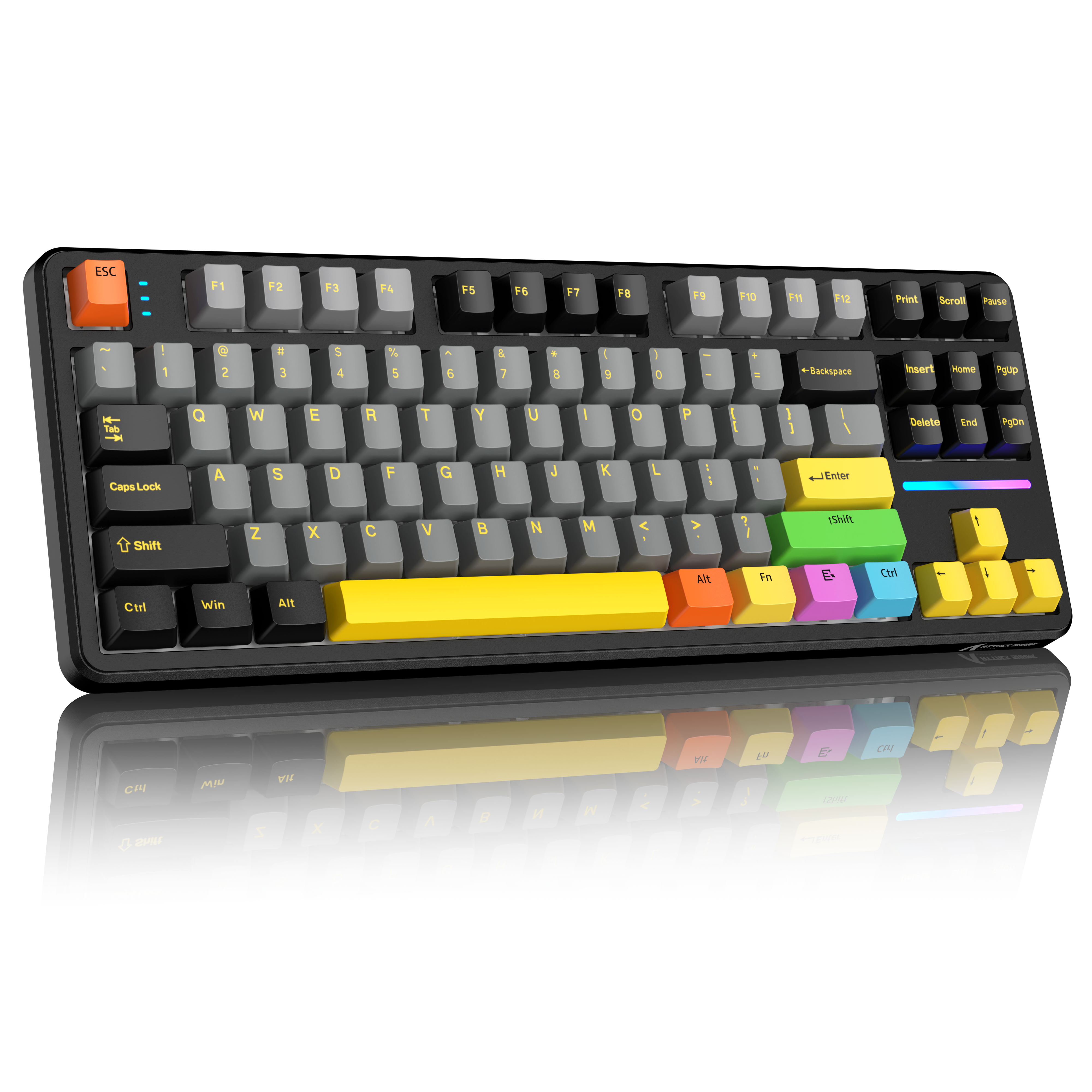 Star Black(Colored Keycaps）