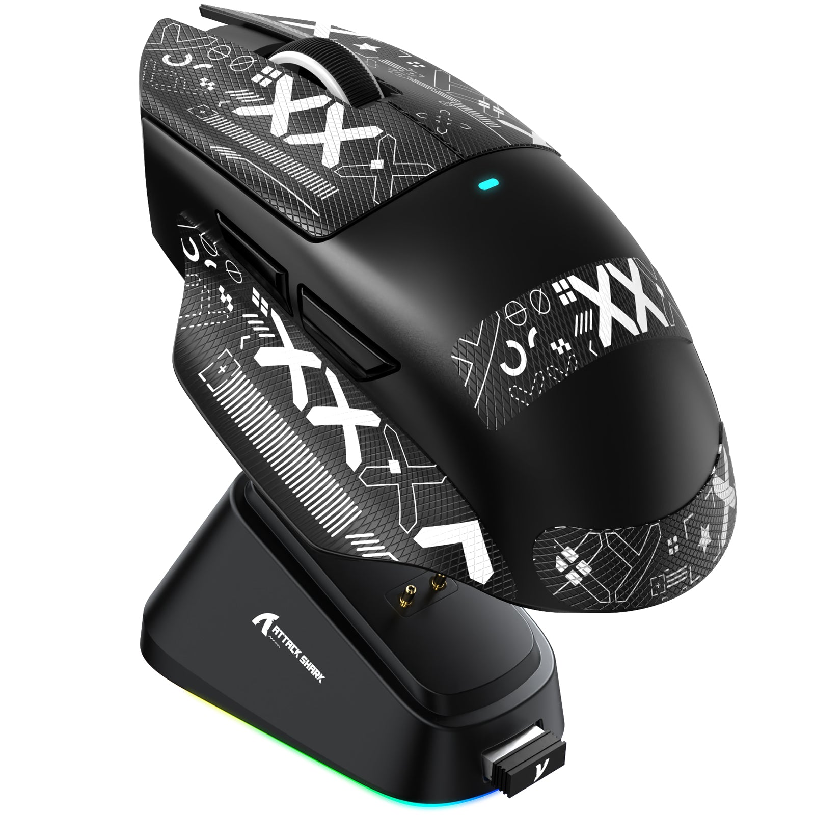 ATTACK SHARK V6 Ultra-Light Tri-Mode Gaming Mouse